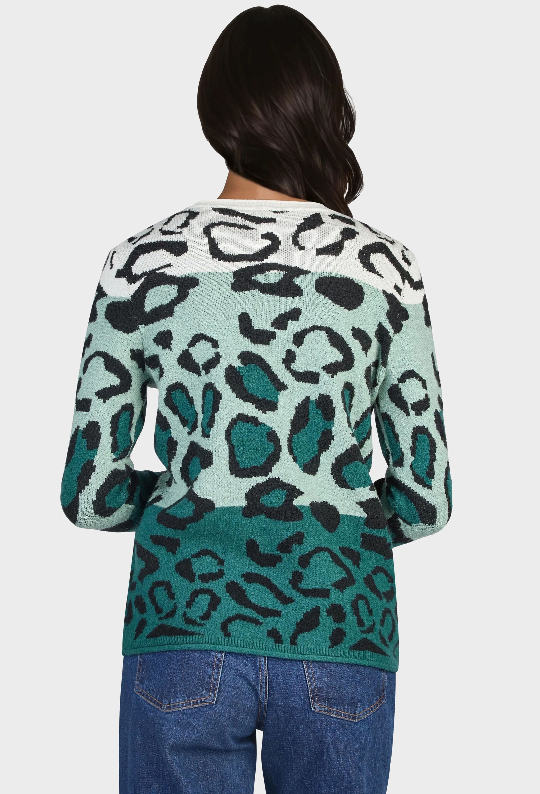 NAVIGAZIONE Longpullover »NAVIGAZIONE Pullover« Animalprint
