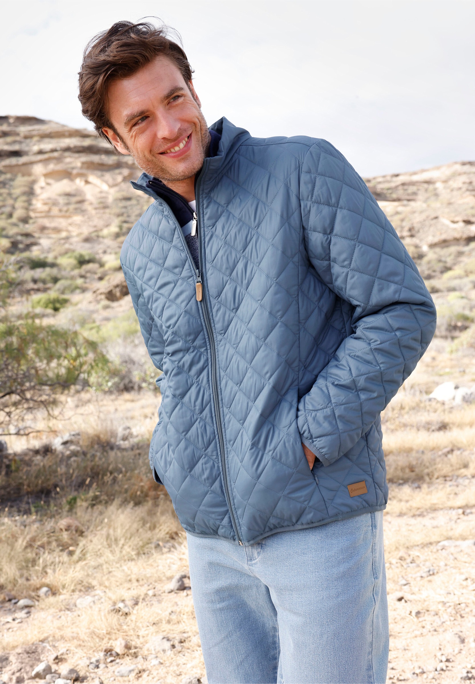 Witt Langjacke »Longjacke Jacke in Longform mit Rautenstepp« ohne Kapuze