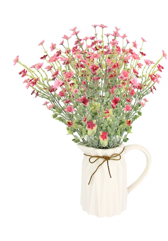 I.GE.A. Kunstblume »Blütenbusch«, Im Keramik-Krug mit Schleife kaufen
