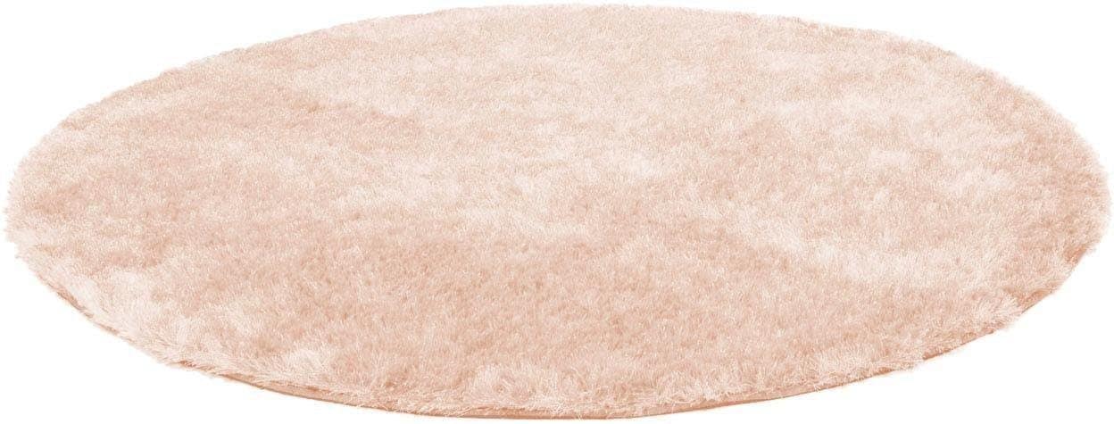 calo-deluxe Hochflor-Teppich »Masada 900«, rund, 40 mm Höhe, Wohnzimmer