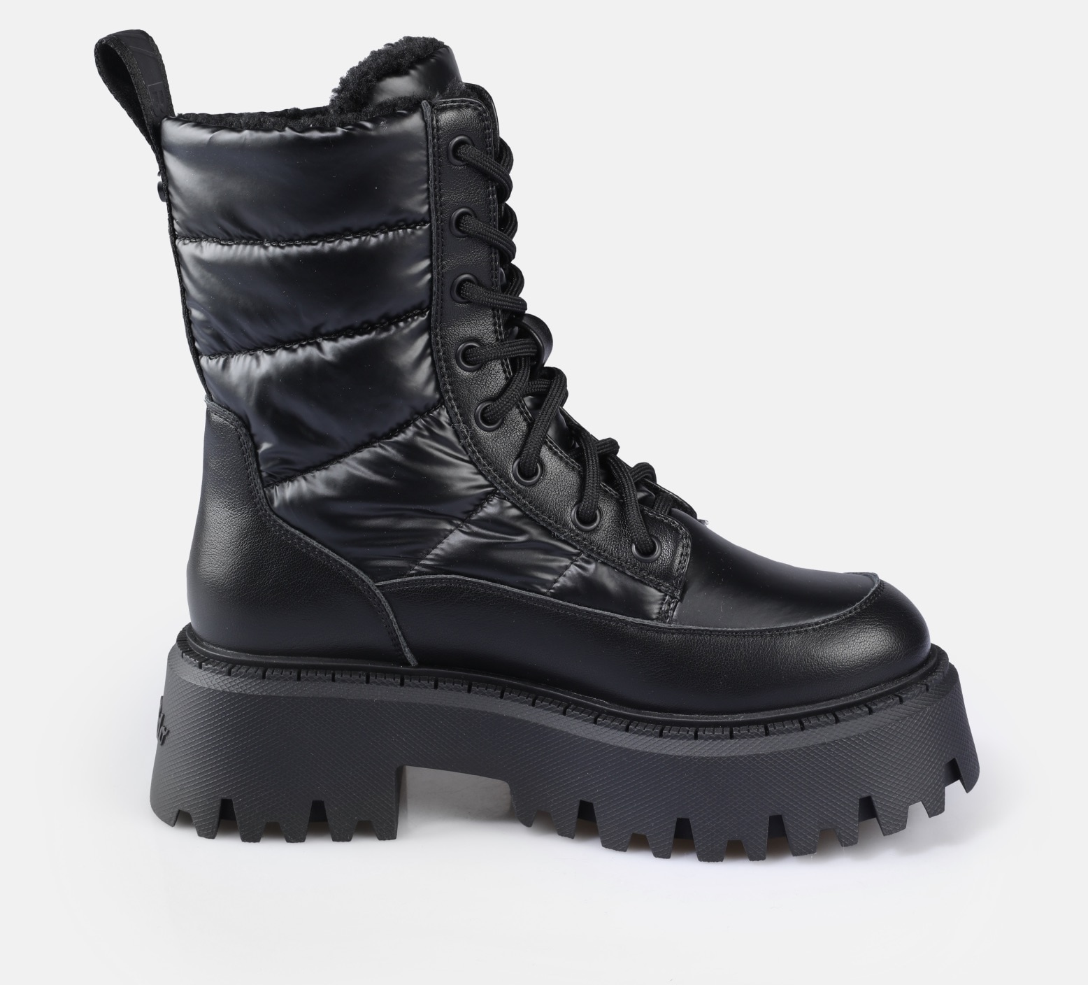 Buffalo Winterstiefelette »Aspen Laceup Quilt«  Winterboots, Stiefelette, Festivalboots mit Warmfutter