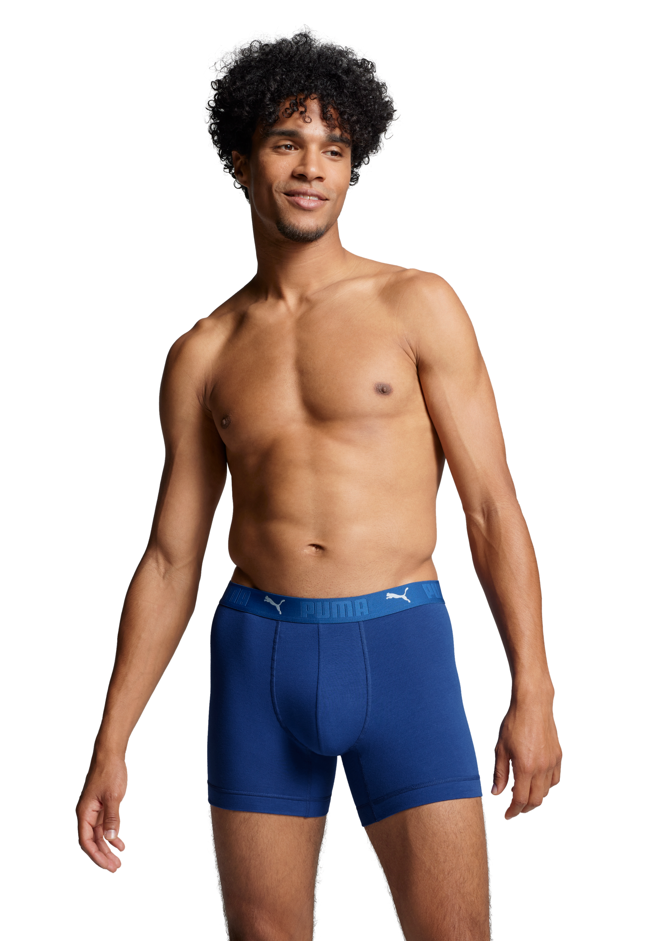 PUMA Boxershorts »PUMA MEN SPORT COTTON BOXERS 2P«, (Packung, 2er Pack), mit Markenschriftzug im Bund