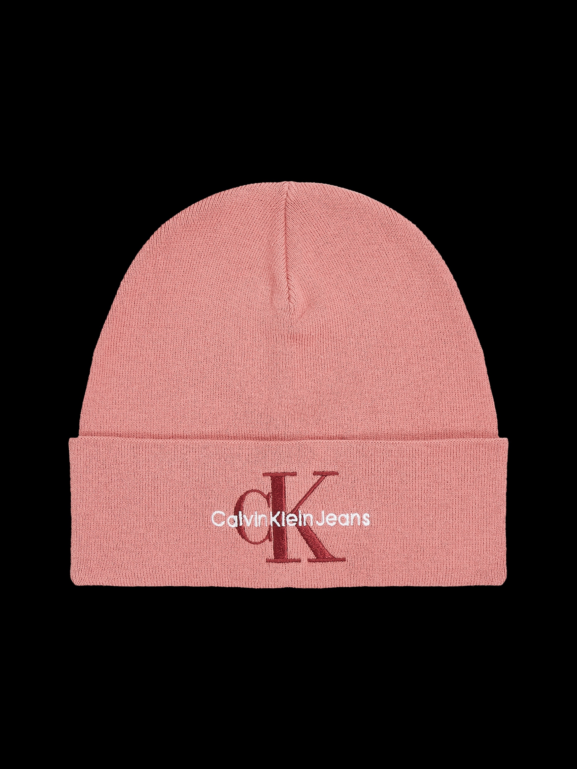 Calvin Klein Jeans Beanie »MONO LOGO EMBRO BEANIE«, mit Logostickerei