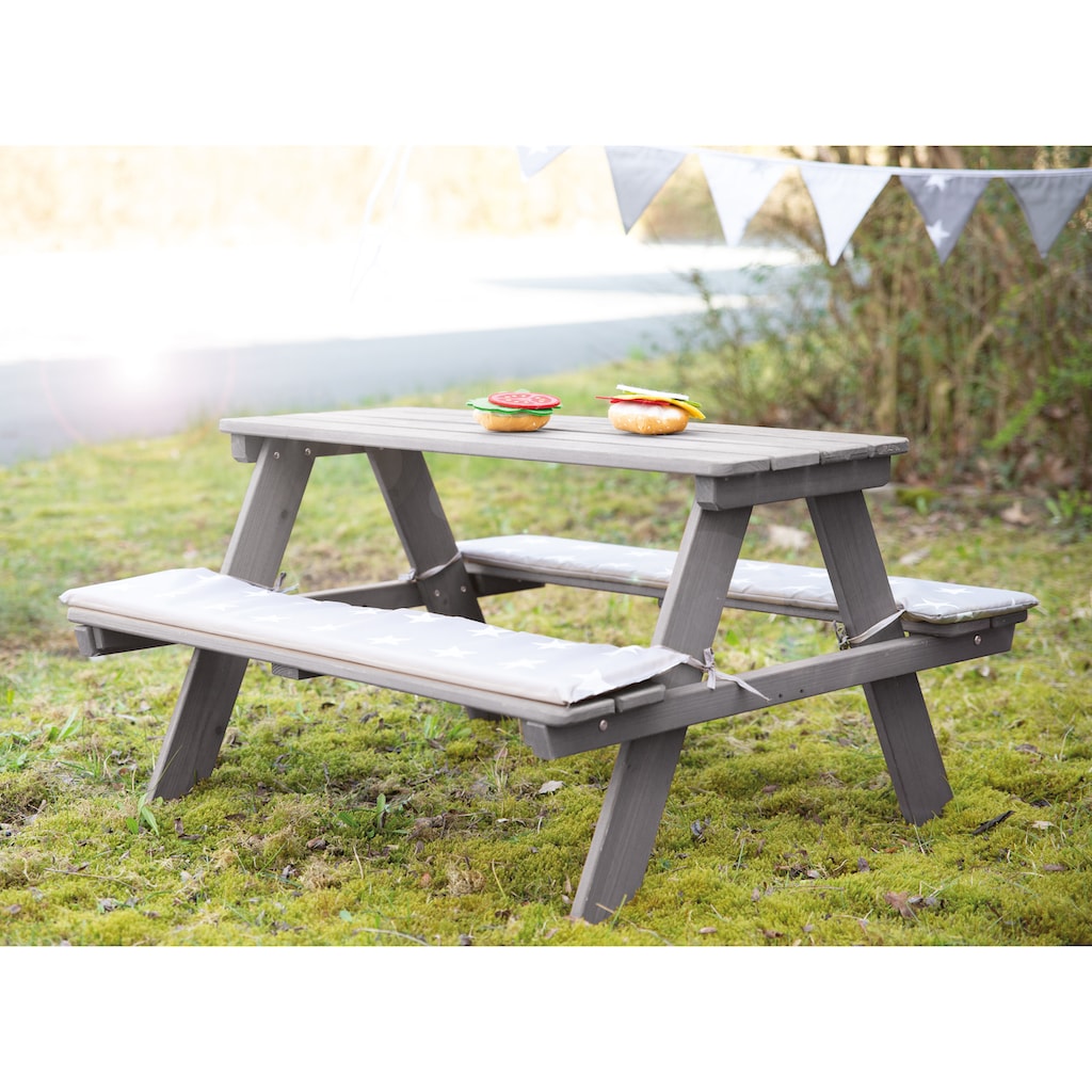 roba® Kindersitzgruppe »Picknick for 4 Outdoor +, Grau«, (Set)