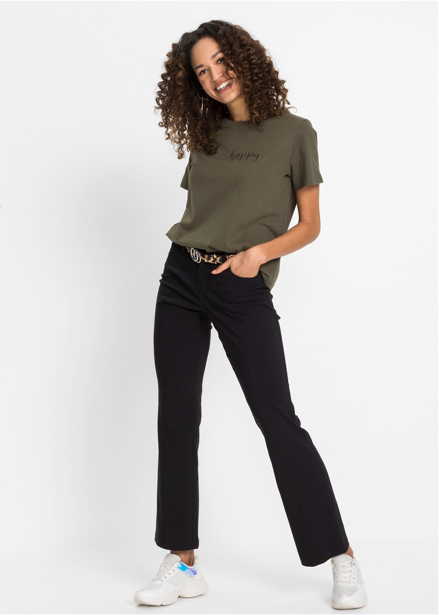 bonprix T-Shirt »T-Shirt aus reiner Baumwolle« T-Shirt aus reiner Baumwolle