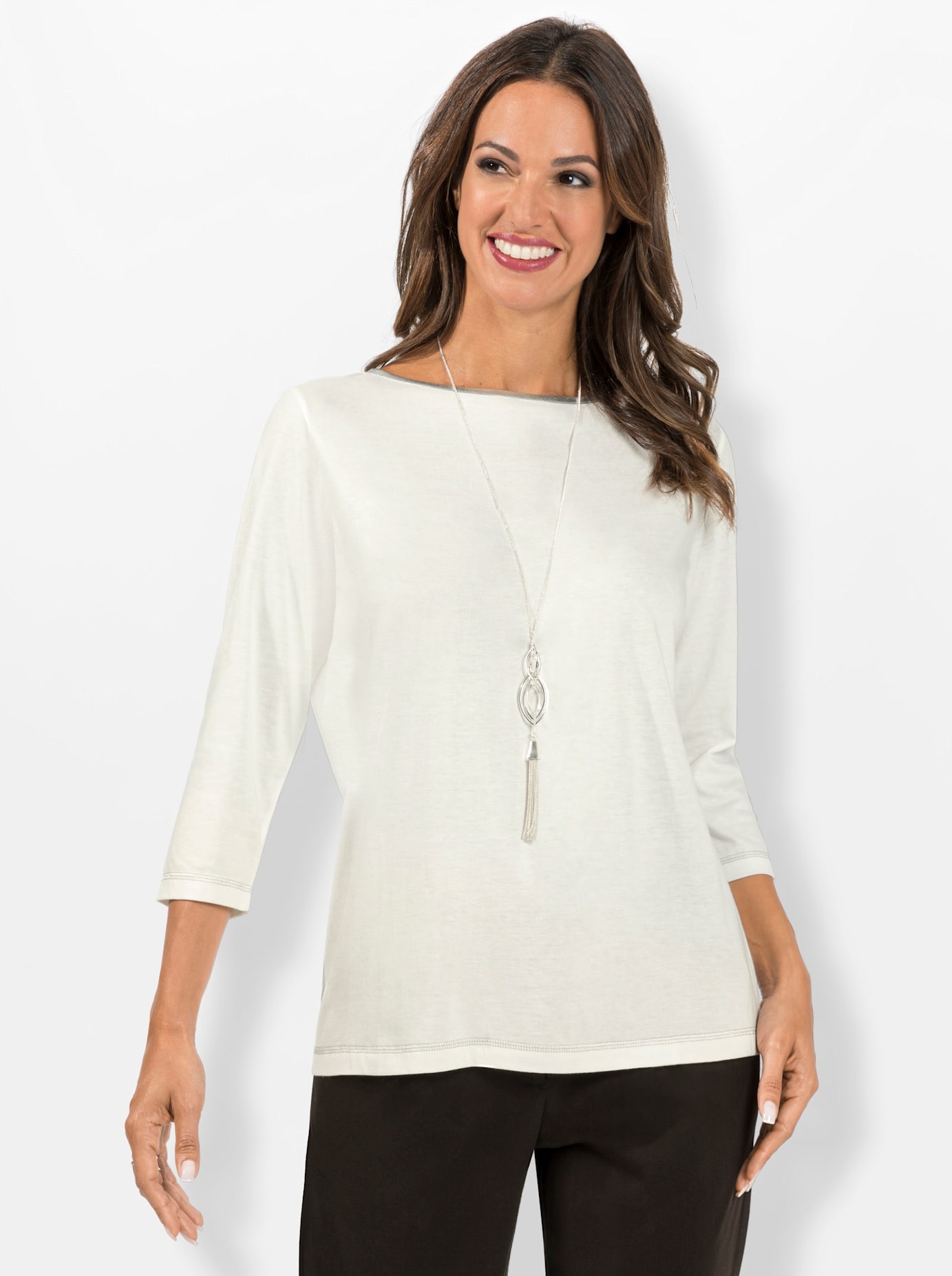 Inspirationen 3/4-Arm-Shirt »Shirt«, (1 tlg.)