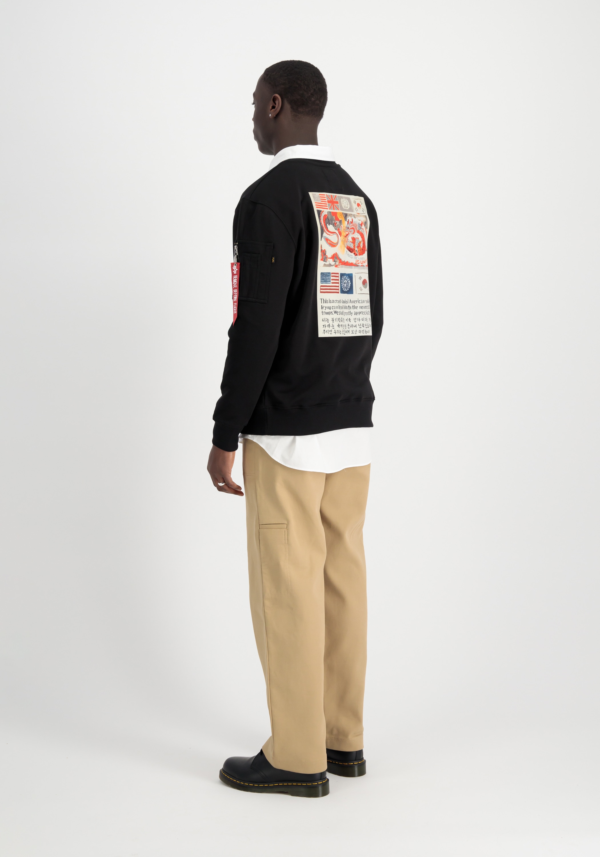 Alpha Industries Sweater »Alpha Industries Men - Sweatshirts USN Blood Chit Sweater«