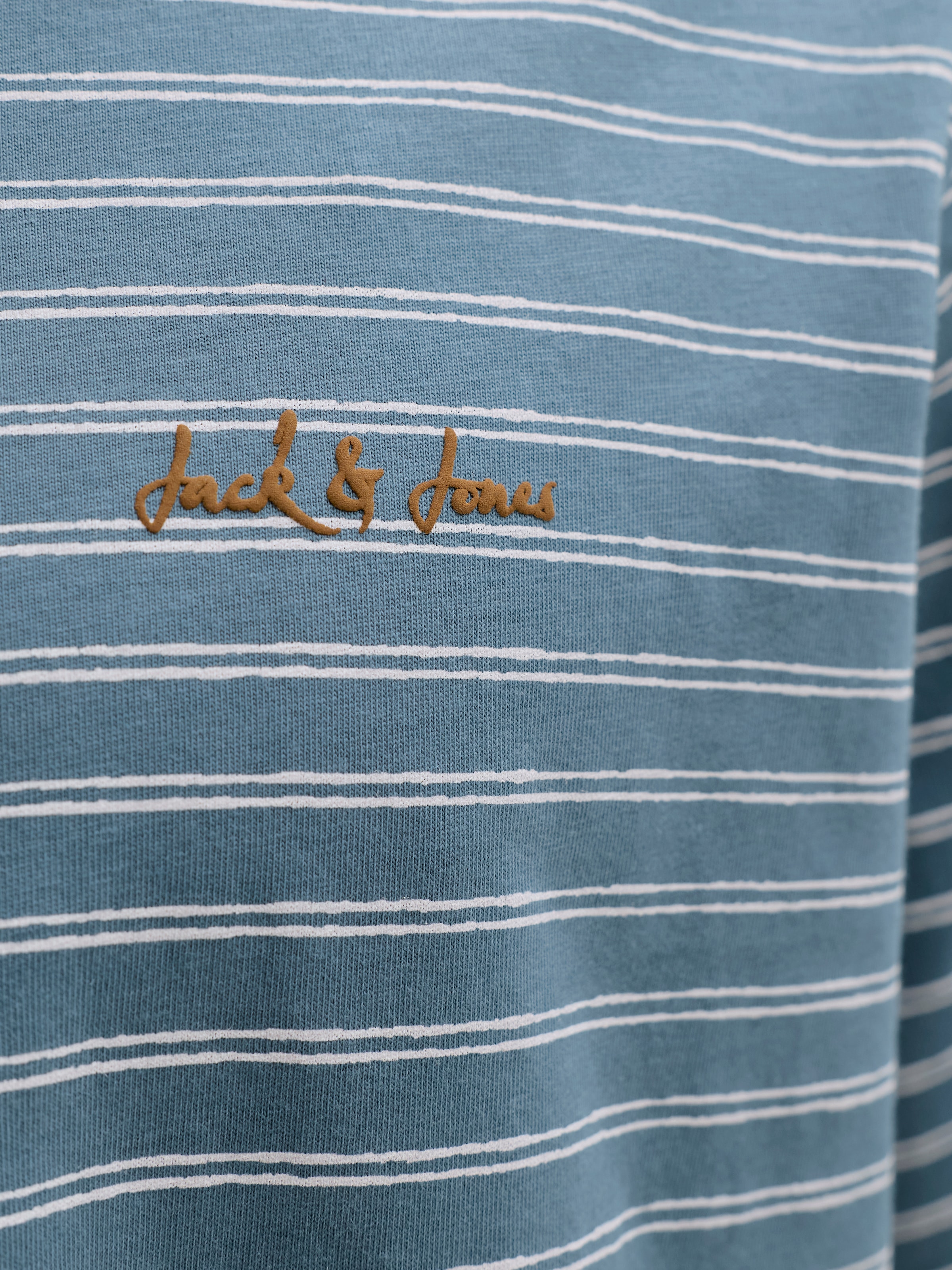 Jack & Jones Rundhalsshirt »JJDEVIN DAYTONA STRIPED TEE SS CREW NECK« Baumwollmischung, relaxed fit