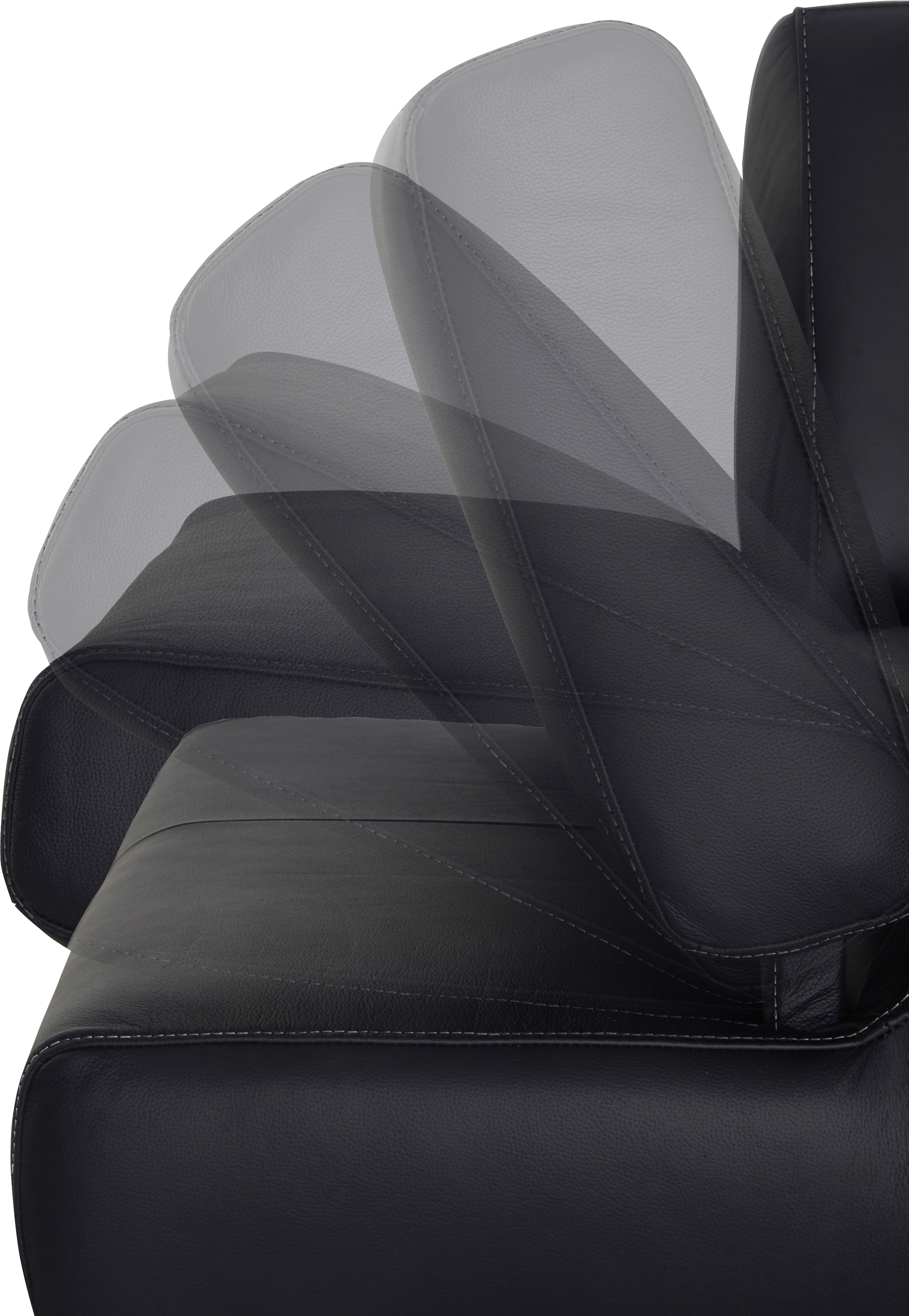 W.SCHILLIG 3-Sitzer »taboo Designsofa mit hohem Sitzkomfort«, mit Normaltiefe, inklusive Armlehnenverstellung, mit Kontrastnaht