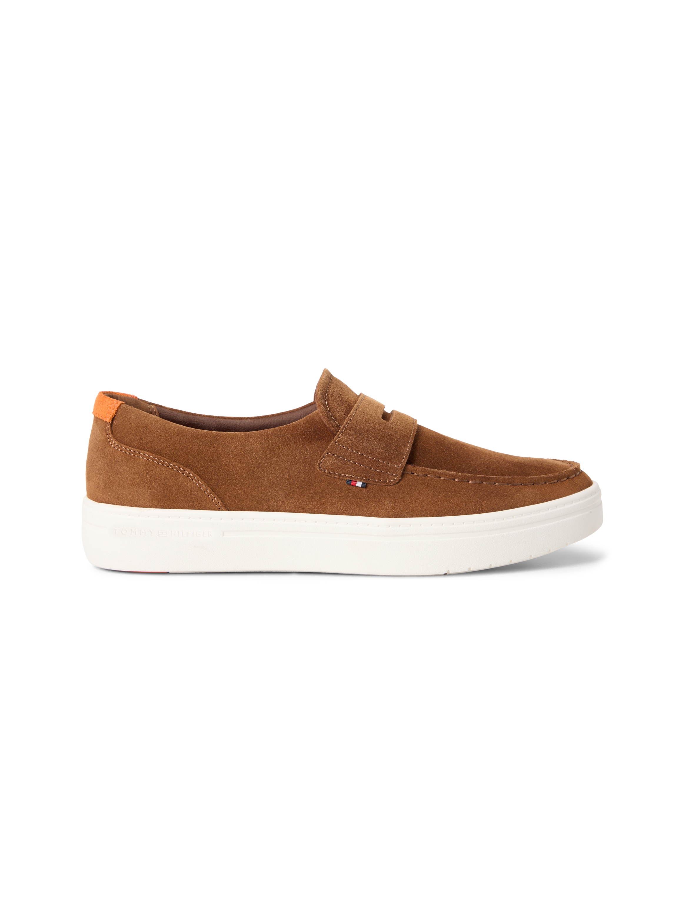 Tommy Hilfiger Loafer »MODERN LIGHT HYBRID SUEDE LOAFER«  Businessschuh, Slipper, Schlüpfschuh, mit modischem Zierriegel