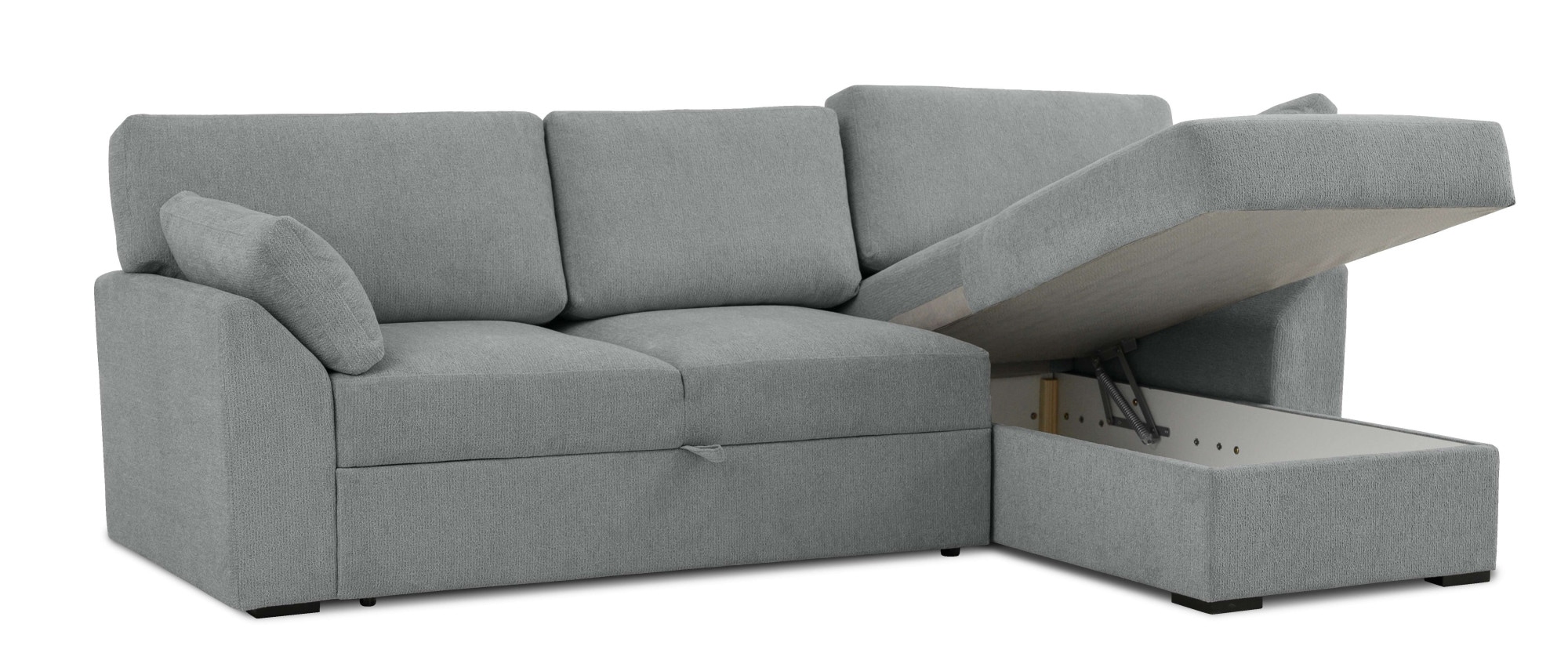 Home affaire Ecksofa »Citry«, Breite 246 cm, Chenille, Bettfunktion, Bettkasten, L-Form