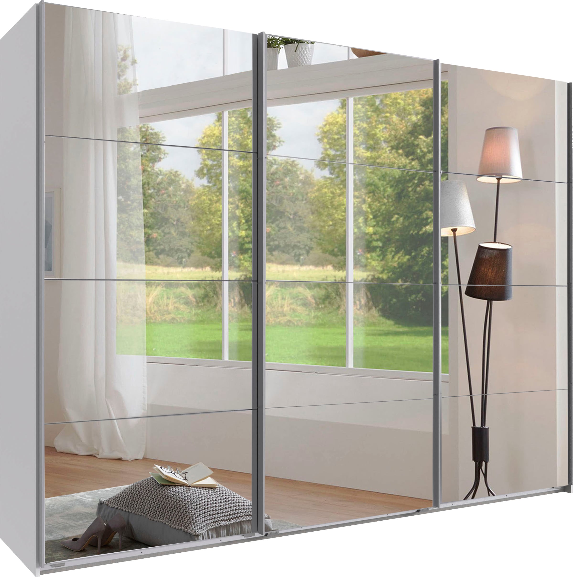 Wimex Schwebetürenschrank »England« 3-türig, mit vollverspiegelter Schrankfront, in diversen Breiten