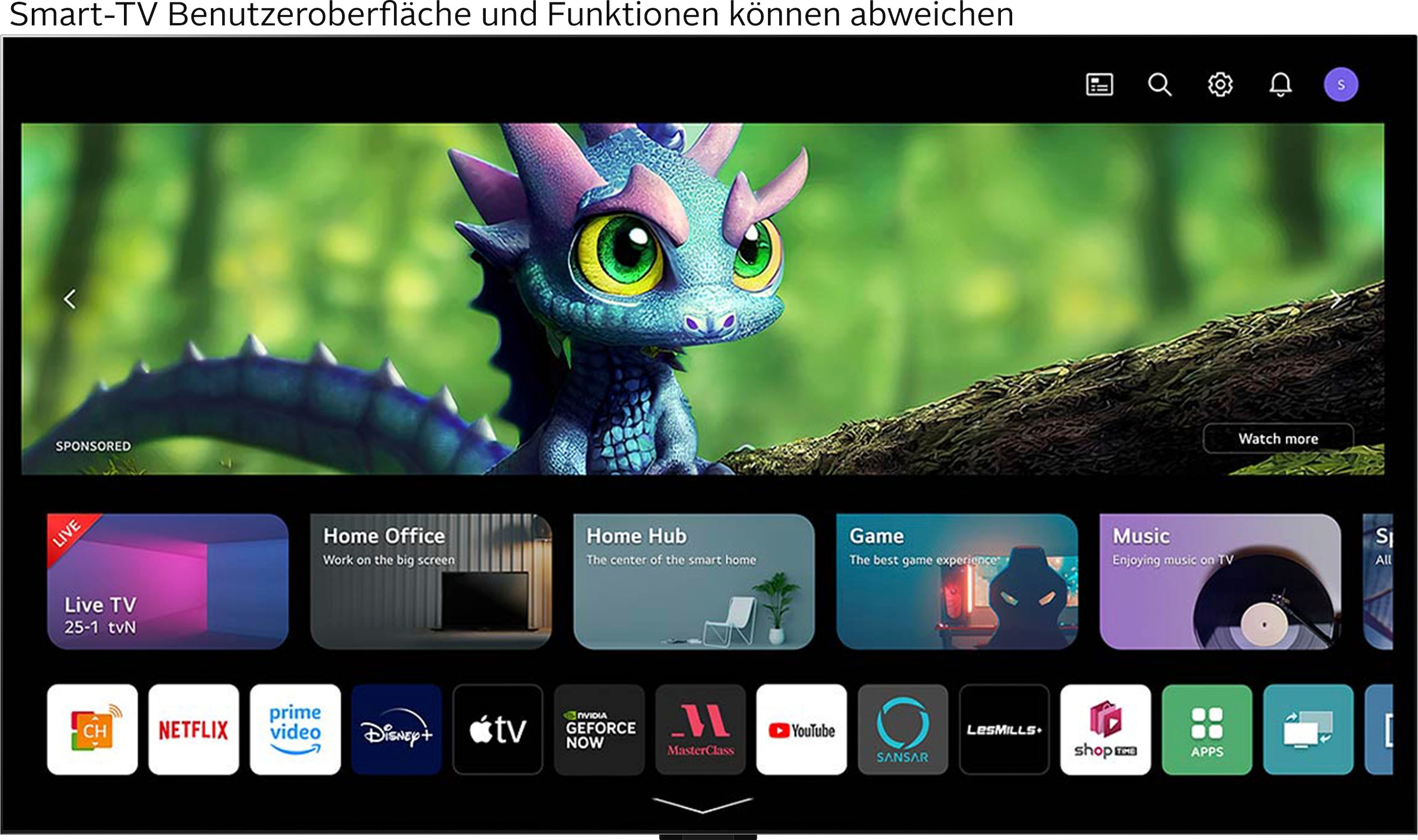 LG OLED-Fernseher »OLED55G39LA«, 4K Ultra HD, Smart-TV, OLED evo, α9 Gen6 4K AI-Prozessor, Brightness Booster Max