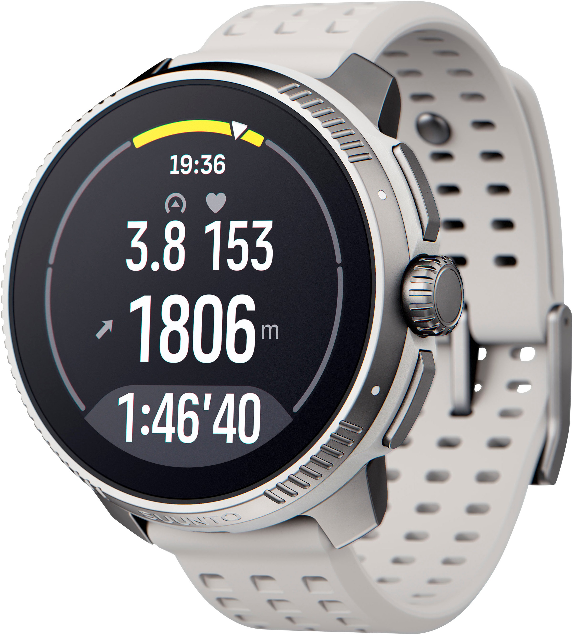 Suunto Smartwatch »Race Edelstahl« (3,63 cm / 1,43 ′′) Wear OS by Google in beige
