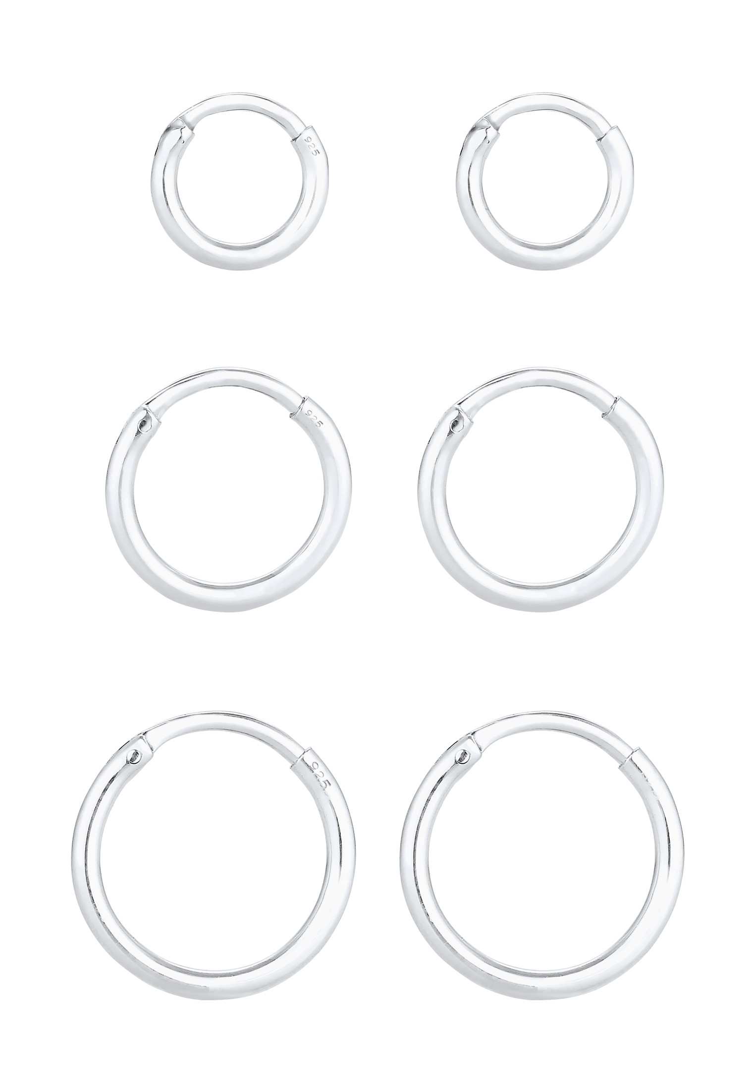 Elli Ohrstecker-Set »Ohrringe Ohrring Set Trio 925 Sterling Silber«