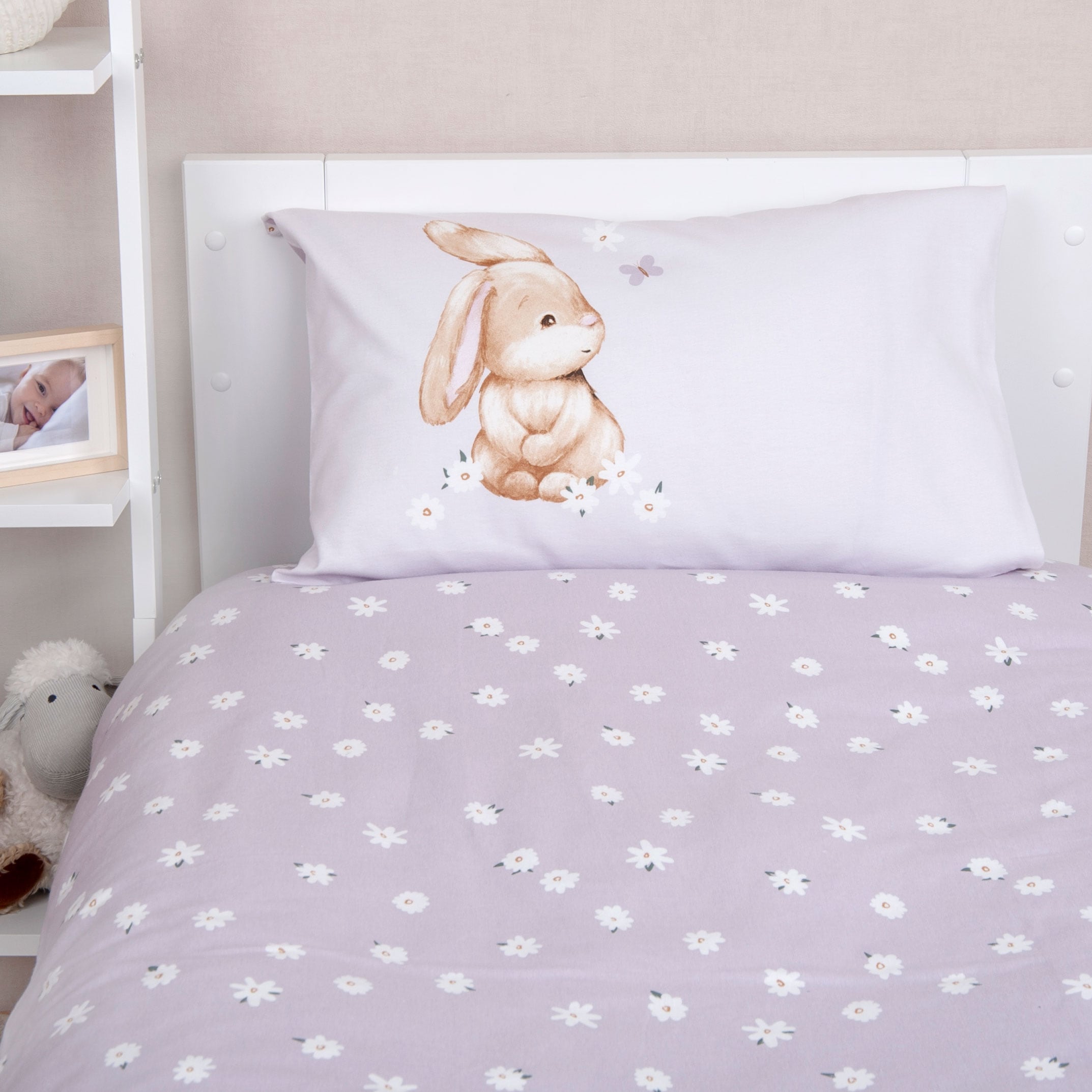 Baby Best Babybettwäsche »BabyBest Flower Bunny«, Flanellbettwäsche