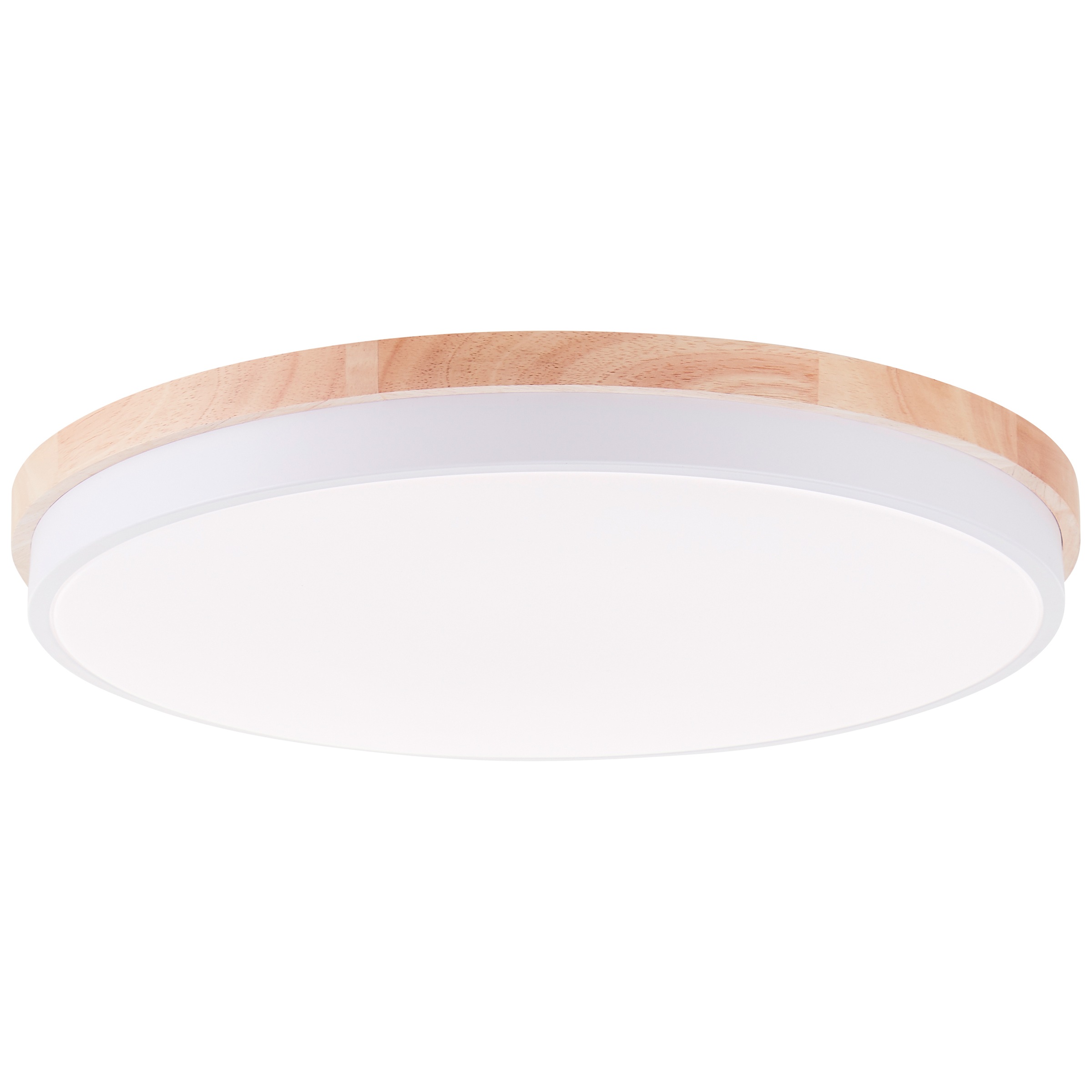 Brilliant LED Deckenleuchte »Baarlo«, Ø 50 cm, 4500 lm, 3000-6500 K, dimmbar, Fernbedienung, Holz/Metall
