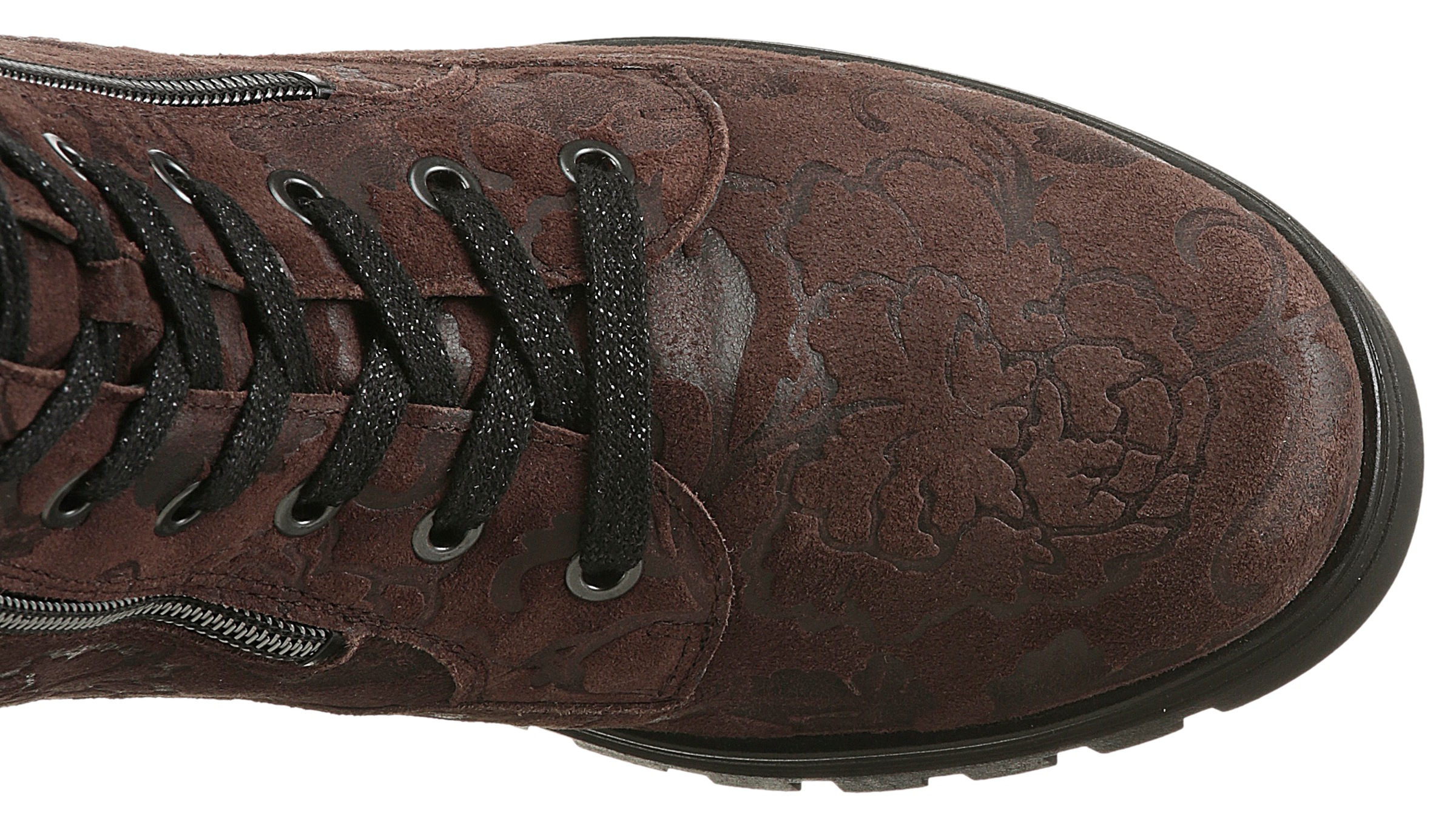 Waldläufer Schnürstiefelette »H-SERENA«  Schnürboots, Profilsohle, Blockabsatz, in Komfortweite H (= sehr weit)