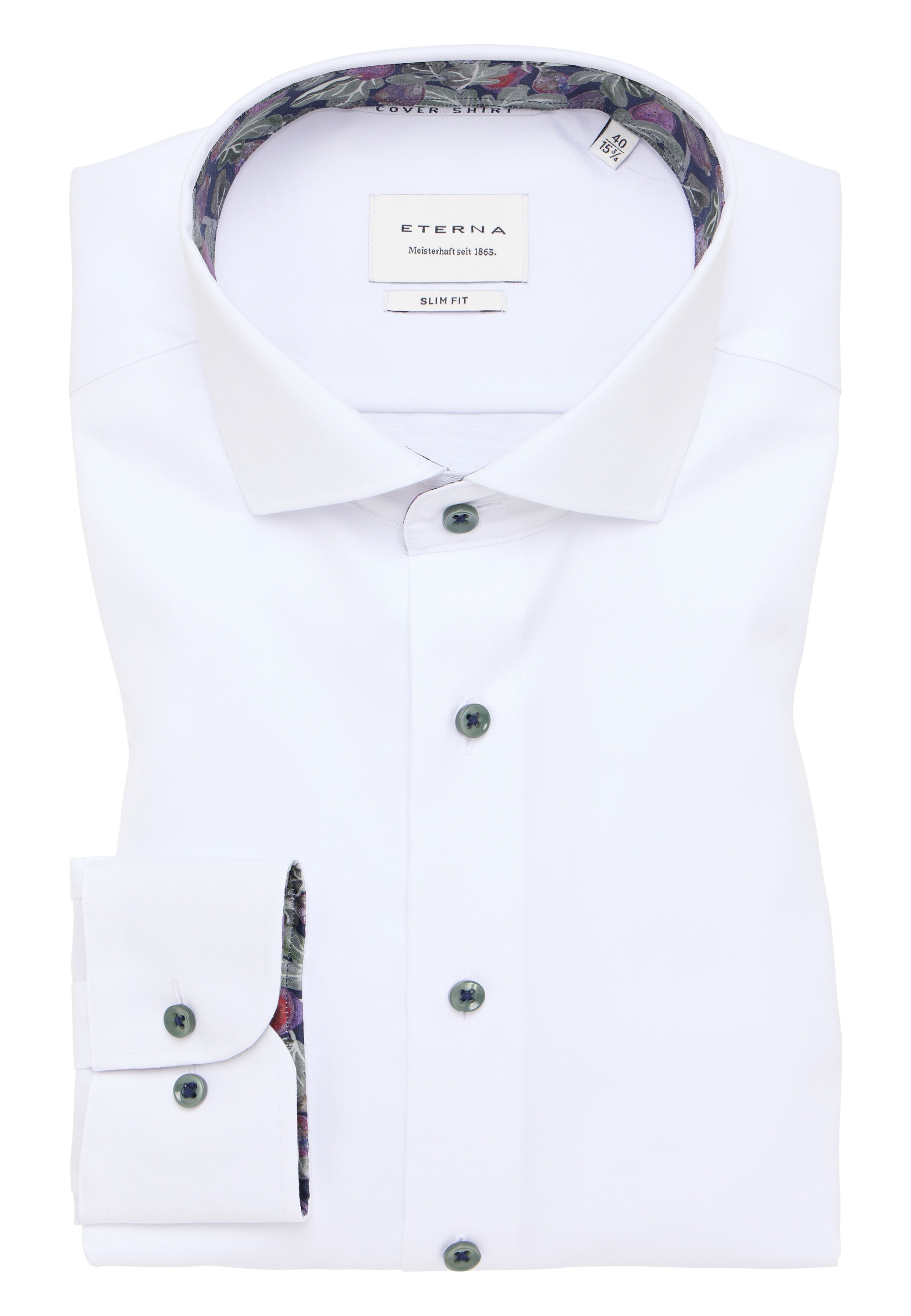Eterna Langarmhemd »SLIM FIT« NON IRON (bügelfrei)