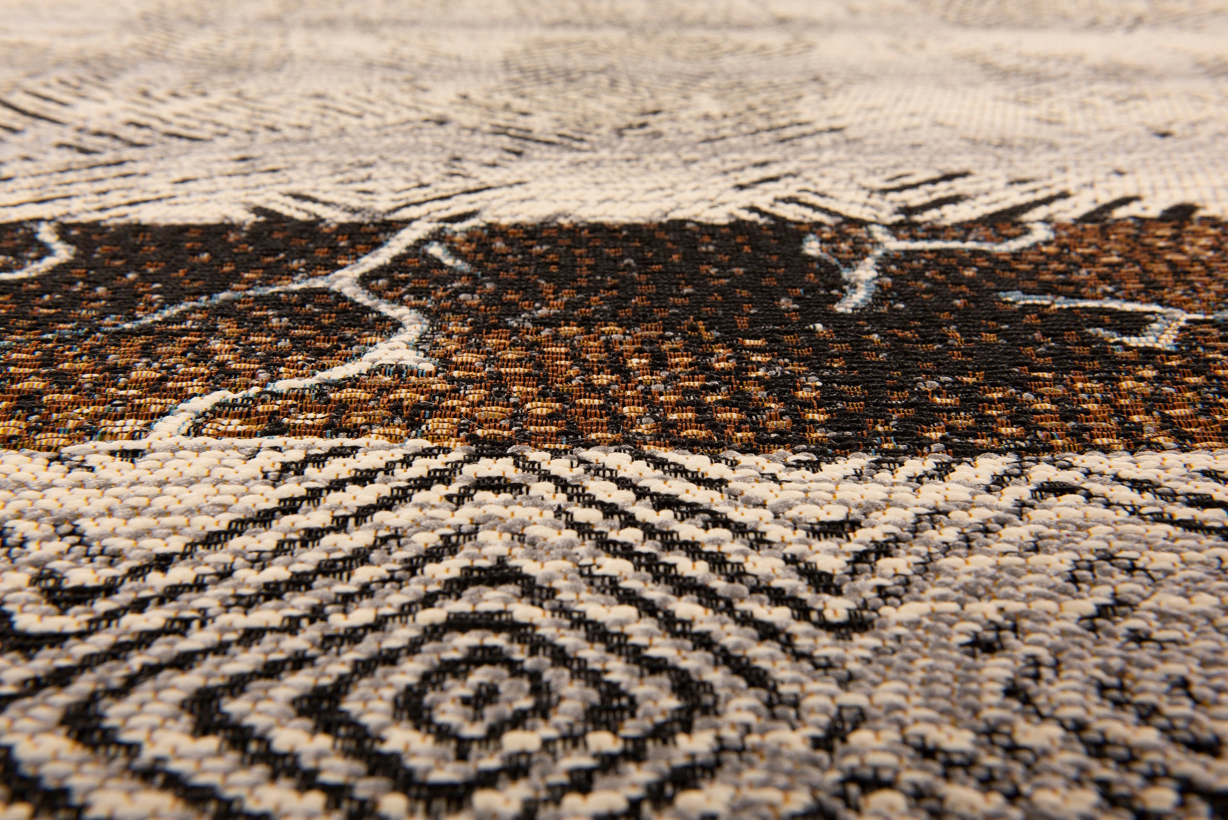 Gino Falcone Teppich »Outdoor-Africa 43«, rechteckig, 5 mm Höhe, Flachgewebe, In- und Outdoor geeignet, Wohnzimmer