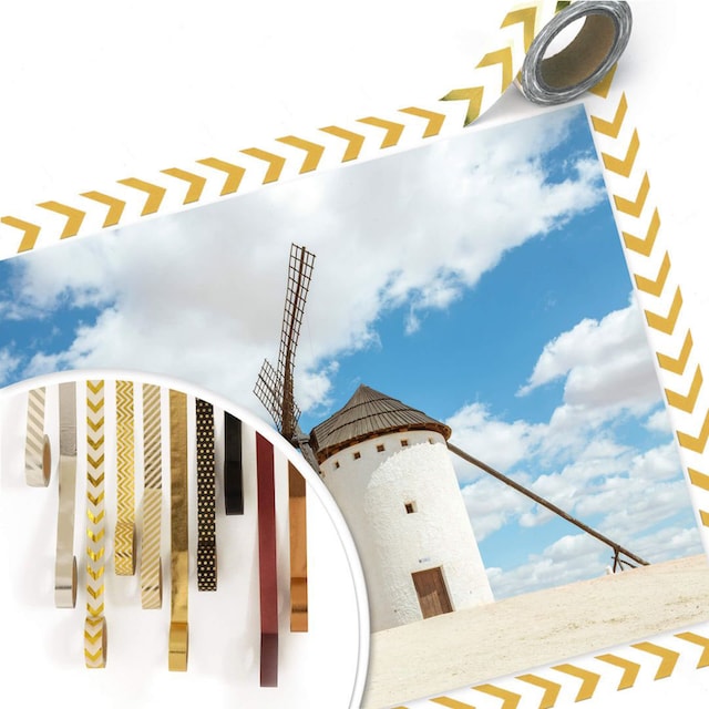 Wall-Art Poster »Windmühlen Don Quijote Spanien«, Gebäude, (1 St.), Poster,  Wandbild, Bild, Wandposter im OTTO Online Shop