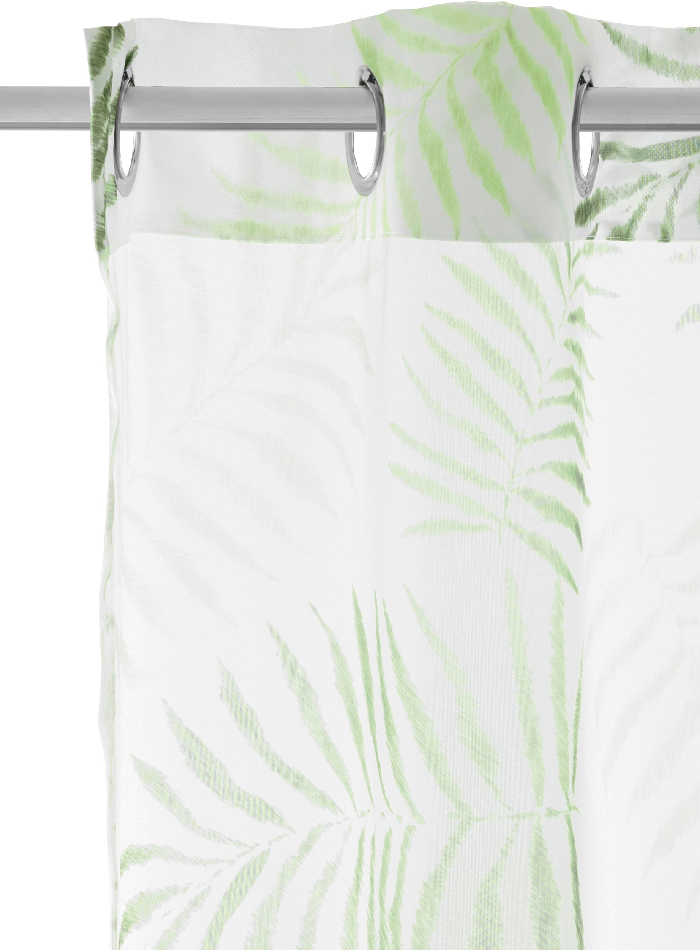 my home Gardine »Paula« Ösen 1 Stk. tlg. Halbtransparent, Voile, Polyester