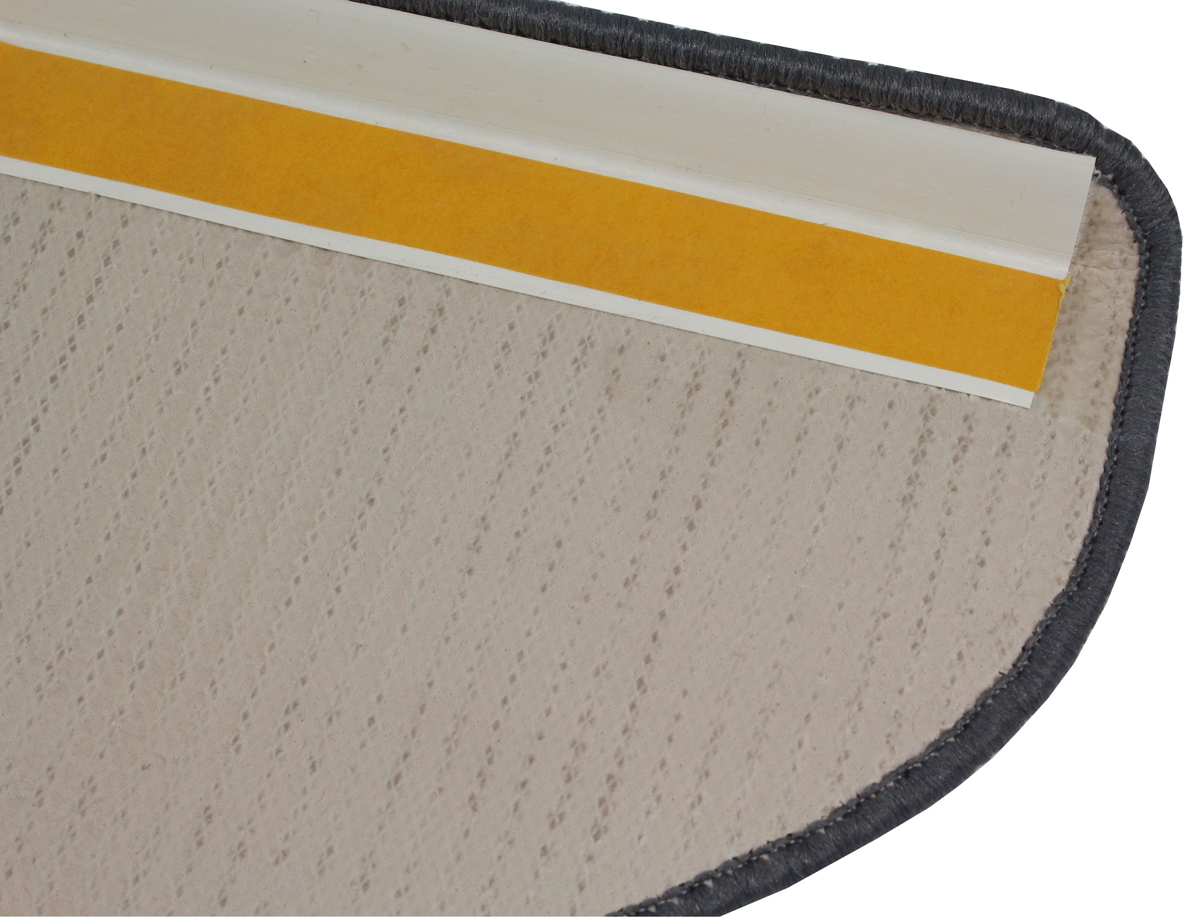 Dekowe Stufenmatte »Mara S2«, halbrund, 5 mm Höhe, 100% Sisal, große Farbauswahl, selbstklebend, auch als Set 15 Stück