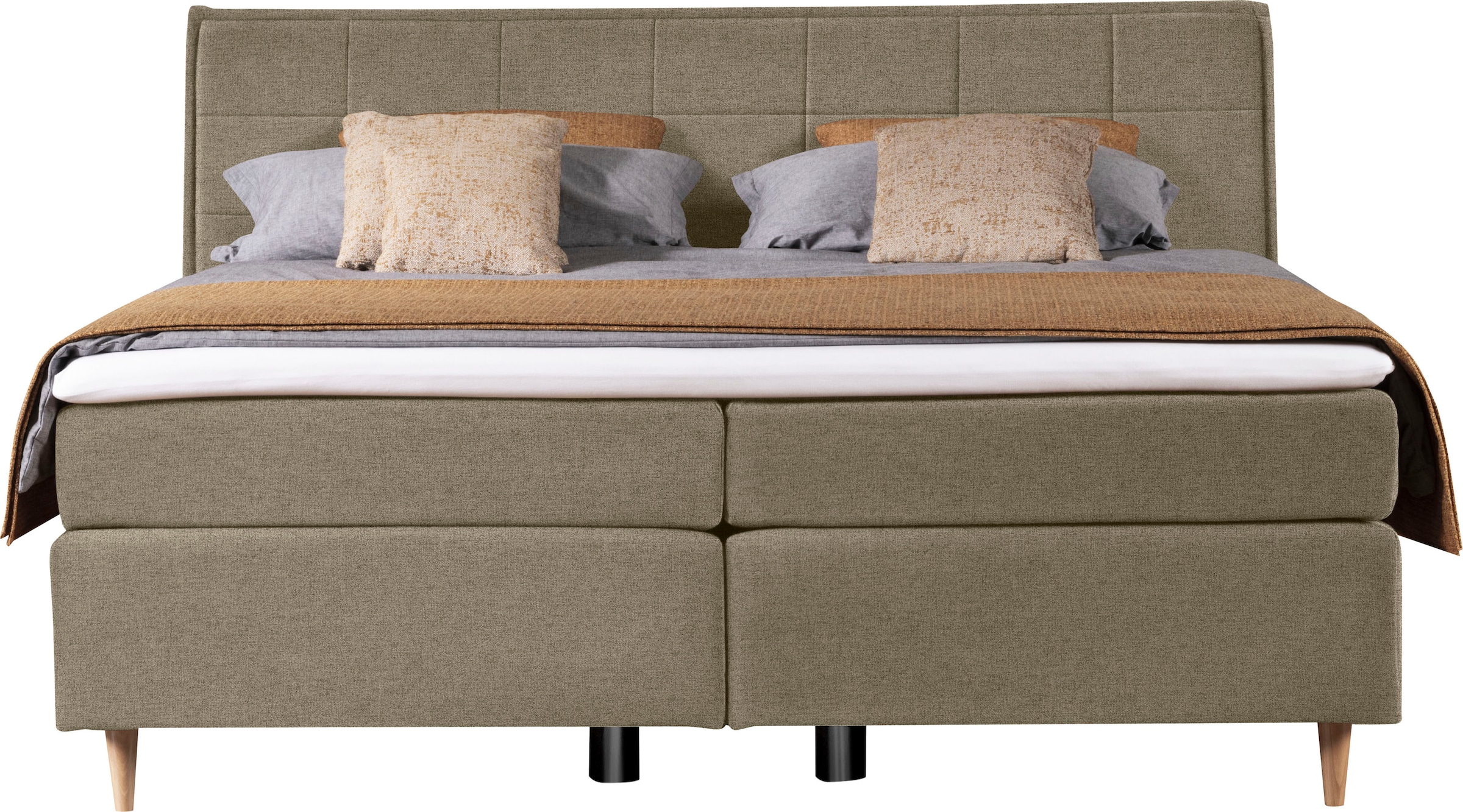 alina Boxspringbett »Henri« inklusive Matratze und Topper, in diversen Ausführungen