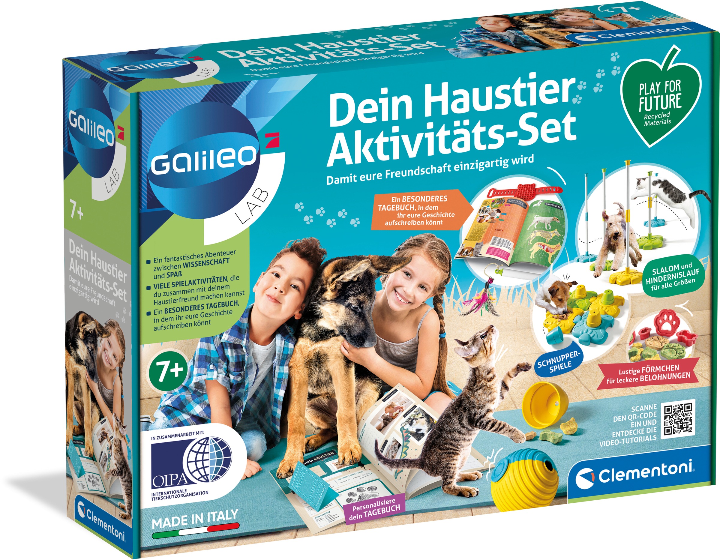 Clementoni® Experimentierkasten »Galileo, Dein Haustier Aktivitäts-Set«, Made in Europe