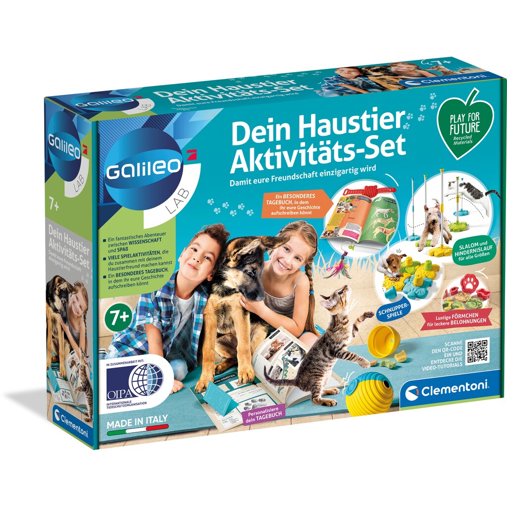 Clementoni® Experimentierkasten »Galileo, Dein Haustier Aktivitäts-Set«