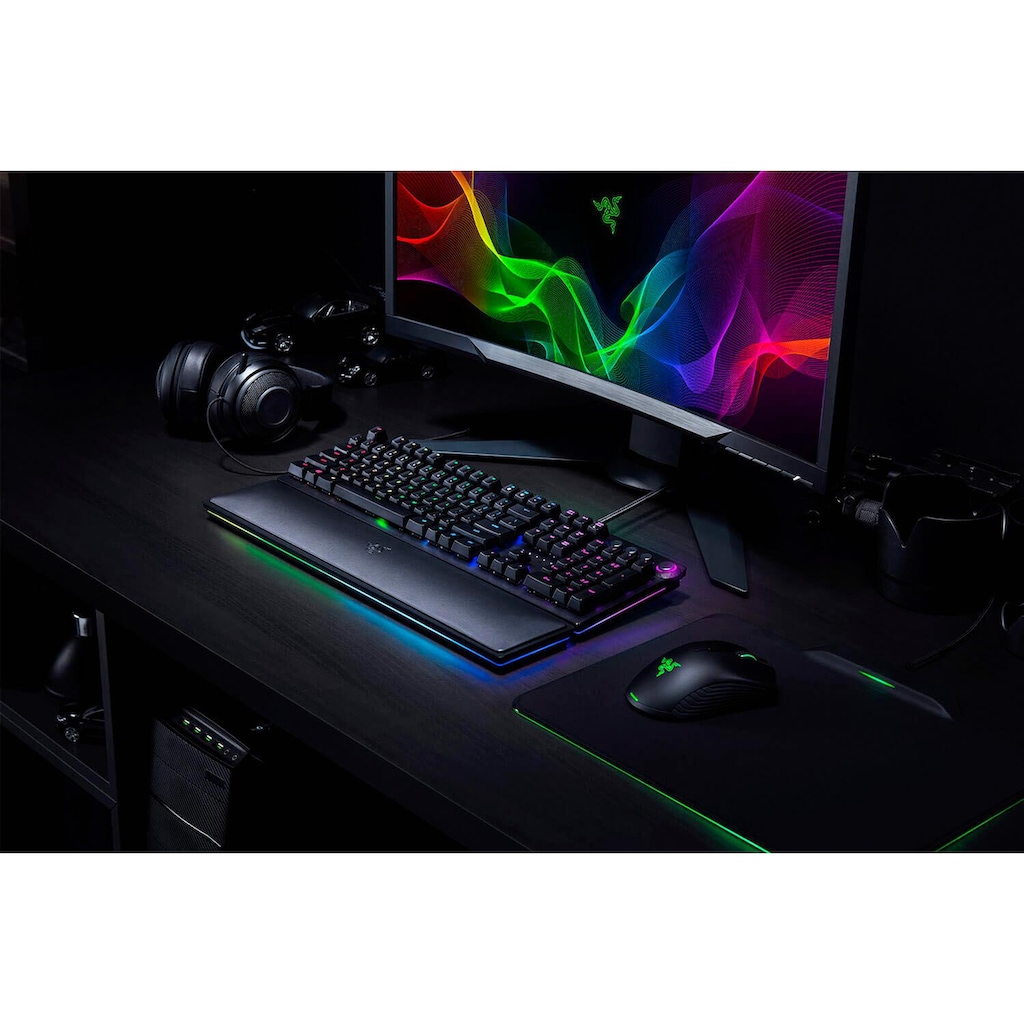 RAZER Gaming-Tastatur »Huntsman Elite«, (Ziffernblock-ergonomische Form)