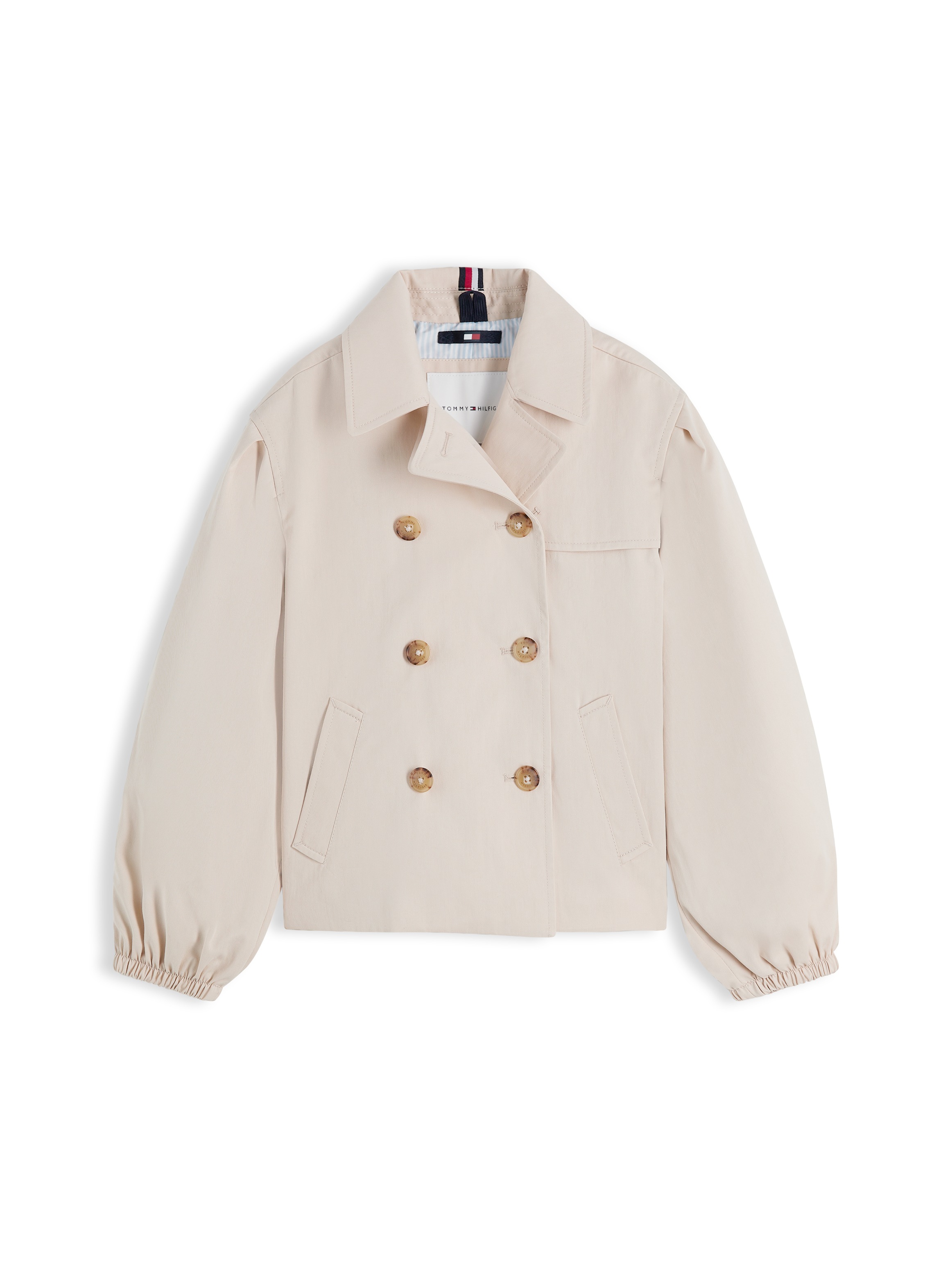 Tommy Hilfiger Kurzjacke 2-Reihig, Baumwoll-Mix, Kinder bis 16 Jahre