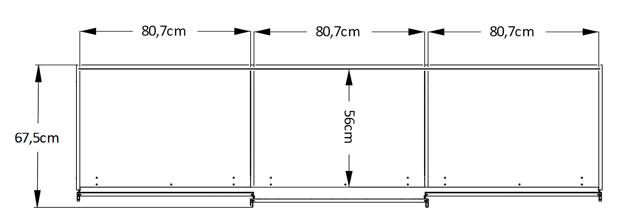 STAUD Schwebetürenschrank »Sonate Como, Made in Germany« Mit vier verschiedenen Ausstattungsvarianten