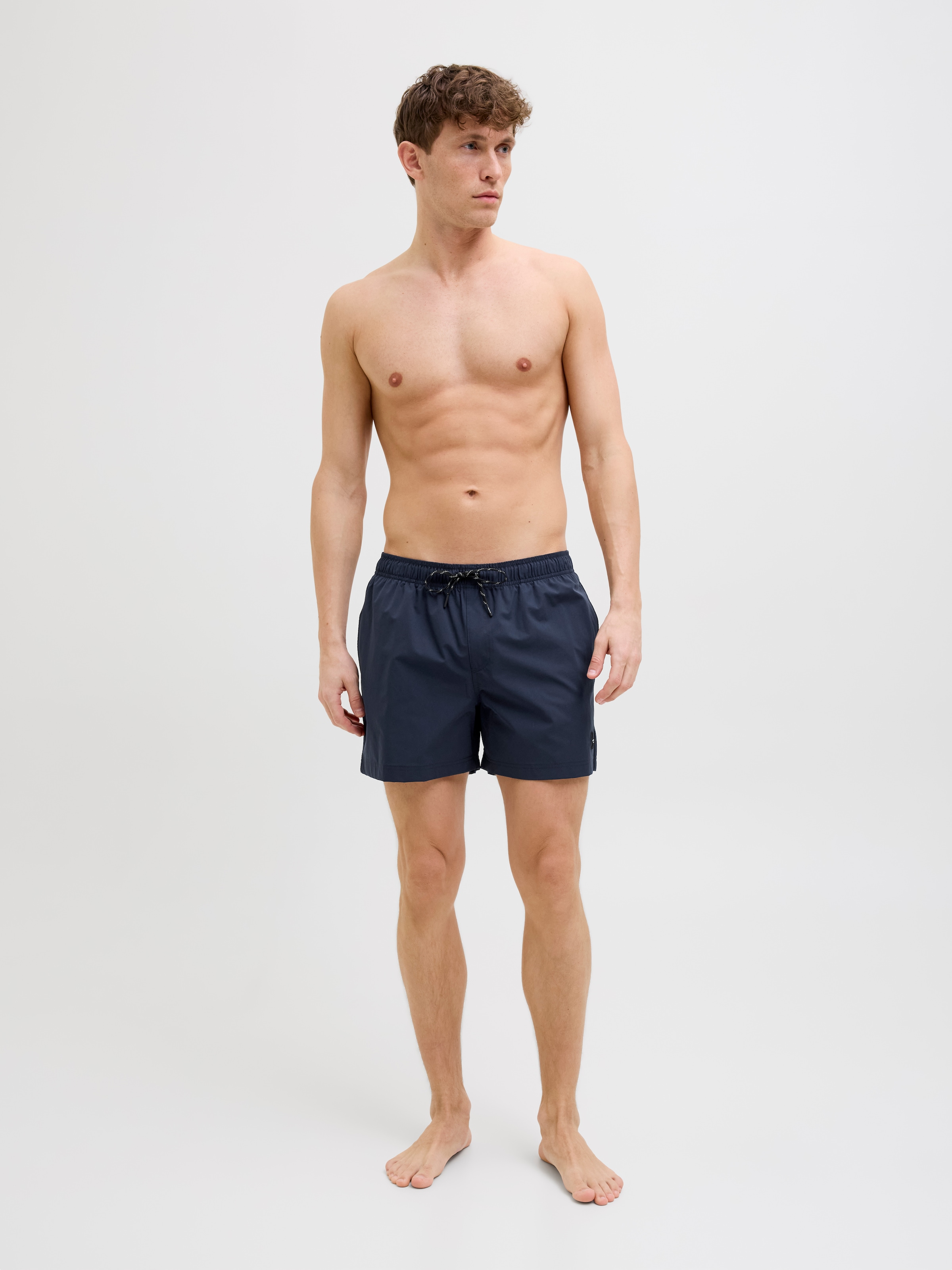 Jack & Jones Badeshorts »JPSTMAUI JJSWIM SOLID AKM SN«