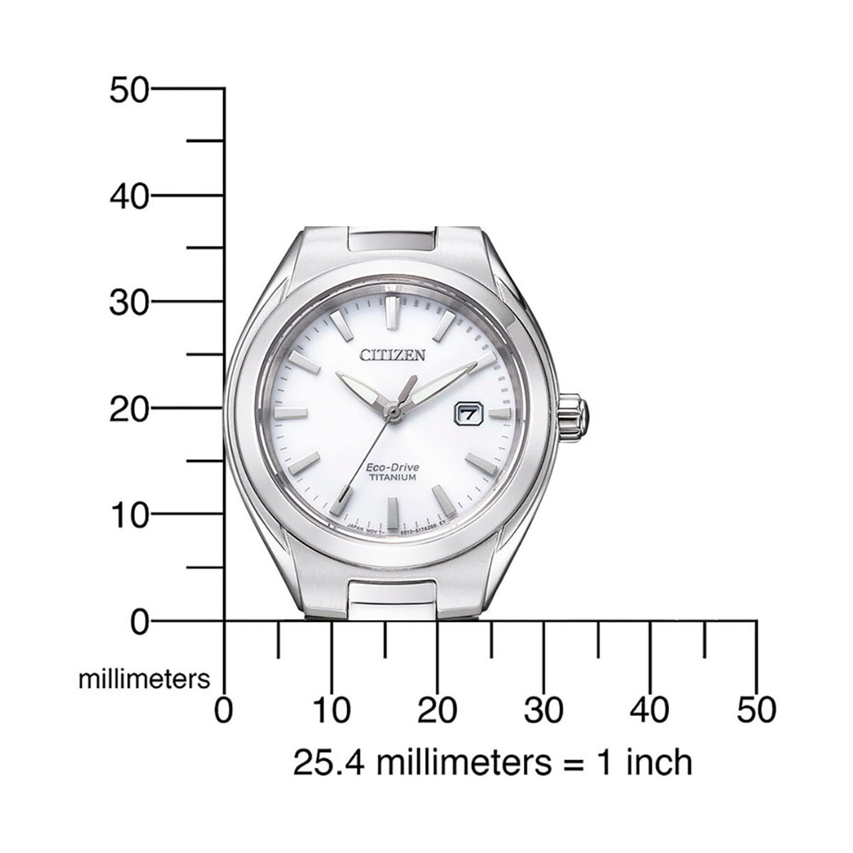 Citizen Solaruhr »Super Titanium«, Armbanduhr, Damenuhr, Titanarmband,bis 10 bar wasserdicht,Saphirglas