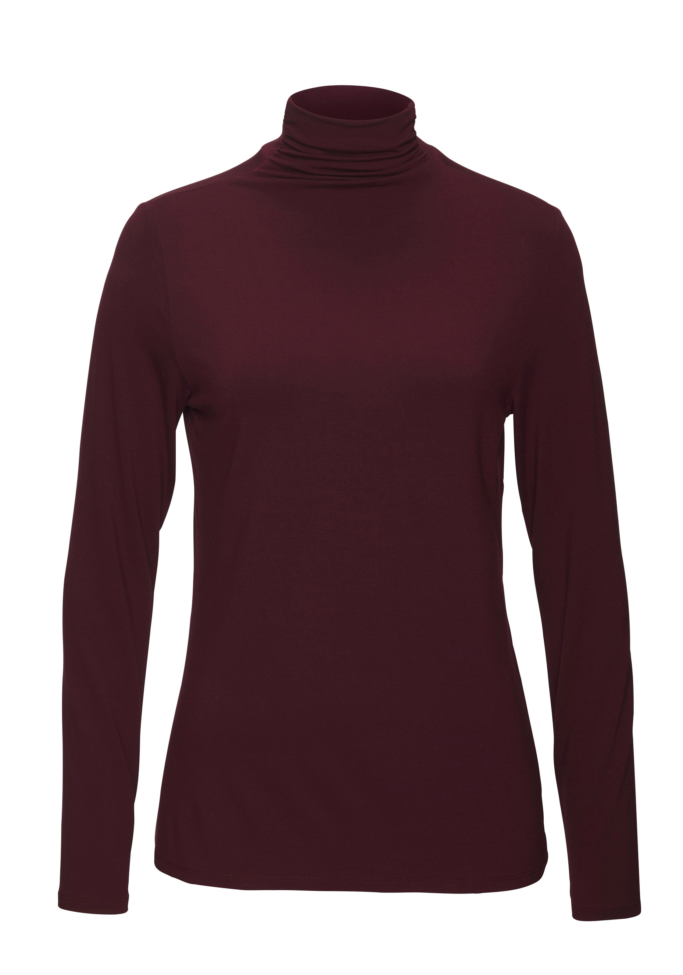 LASCANA Stehkragenshirt »aus weichem Viskose-Stretch« 2er-Pack, 