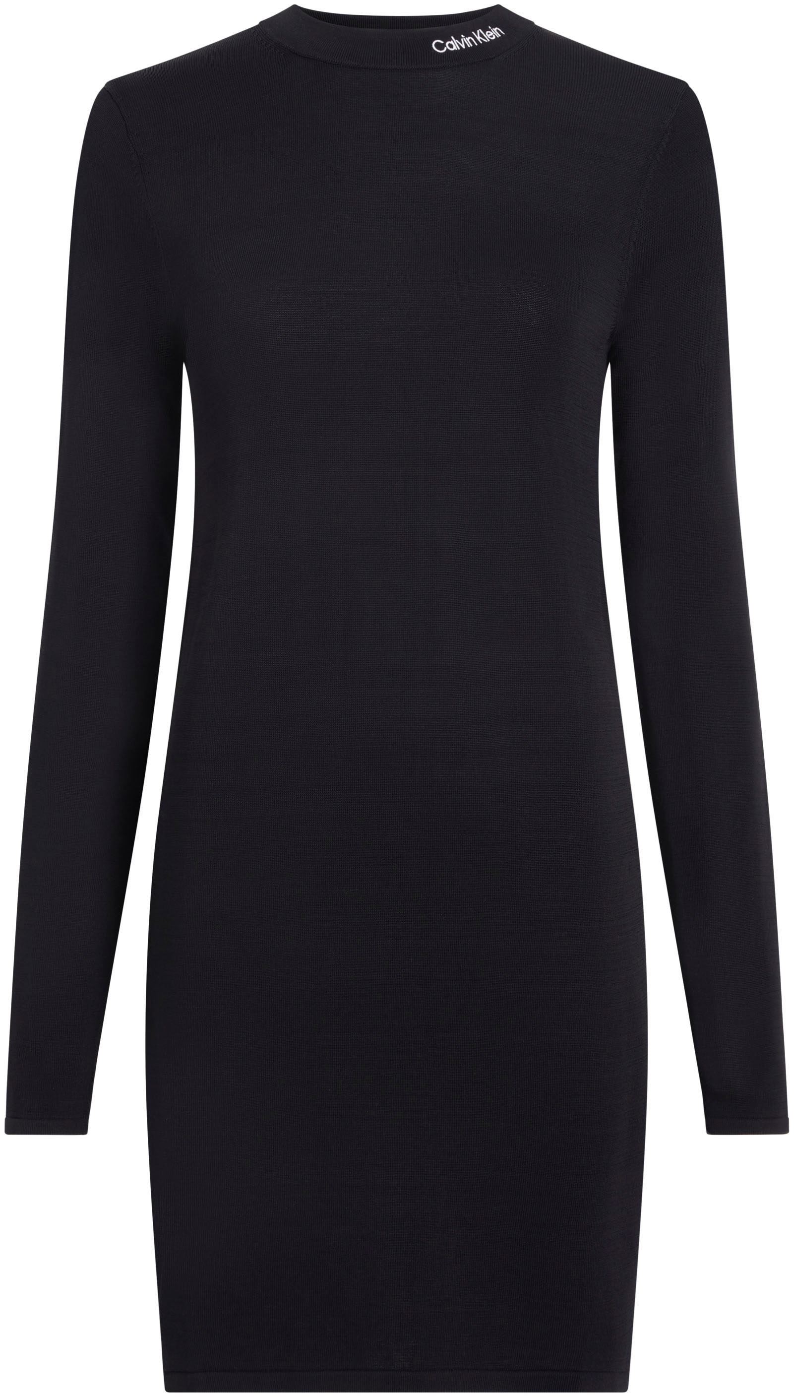 Calvin Klein Jeans Maxikleid »SMOOTH YARN SWEATER DRESS«, mit Logodruck