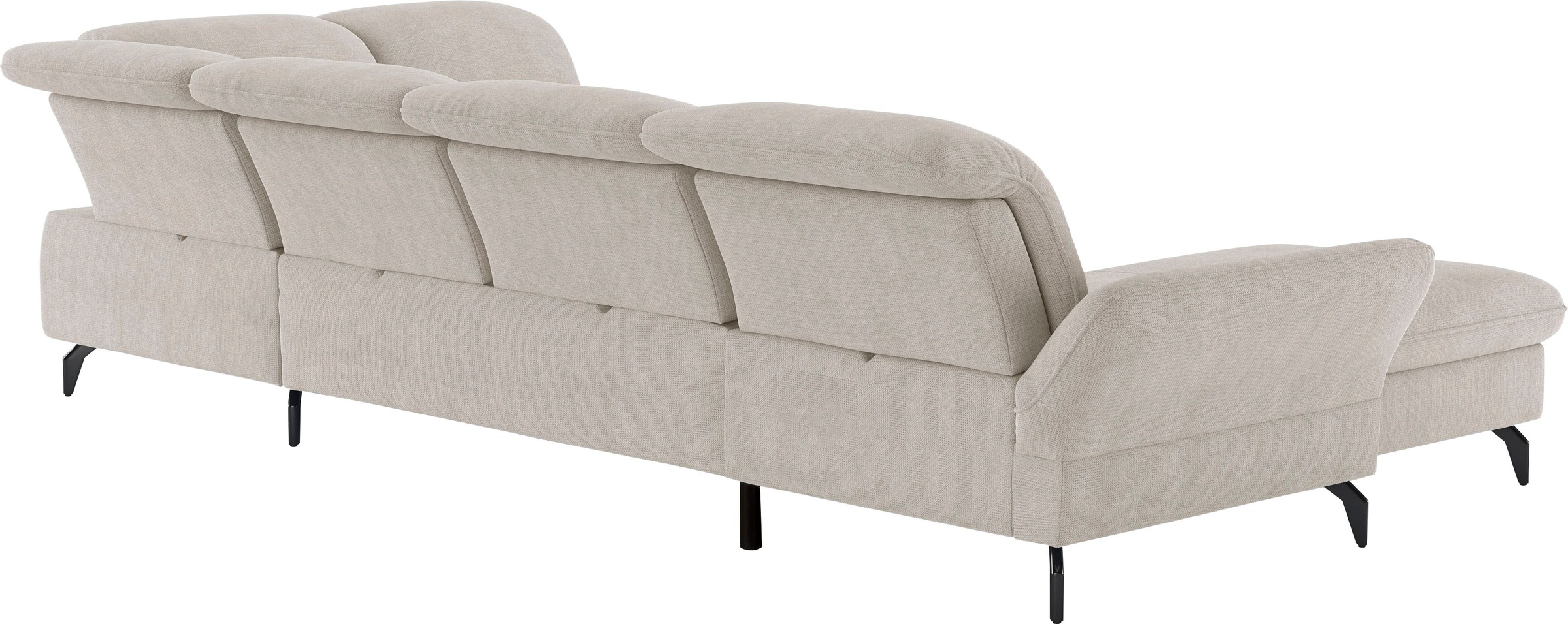 sit&more Wohnlandschaft »Leandro U-Form«, Wahlweise mit Bett-, Kopfteil - und Armlehnfunktion, sowie Bettkasten