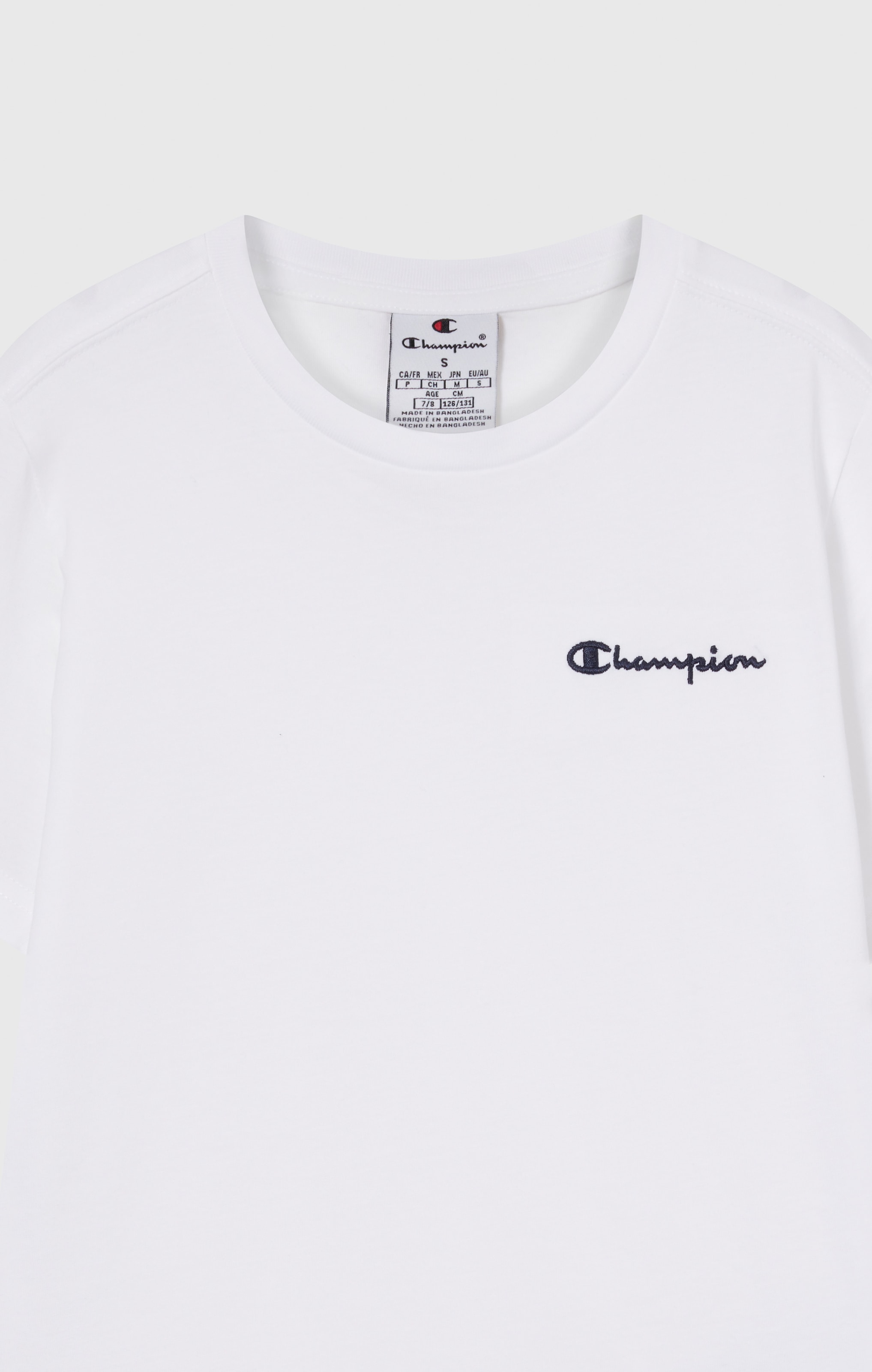 Champion T-Shirt »ICONS CONTRAST Crewneck T-Shirt« klassischer Schnitt, Kurzarm, für Kinder, für Sportmode