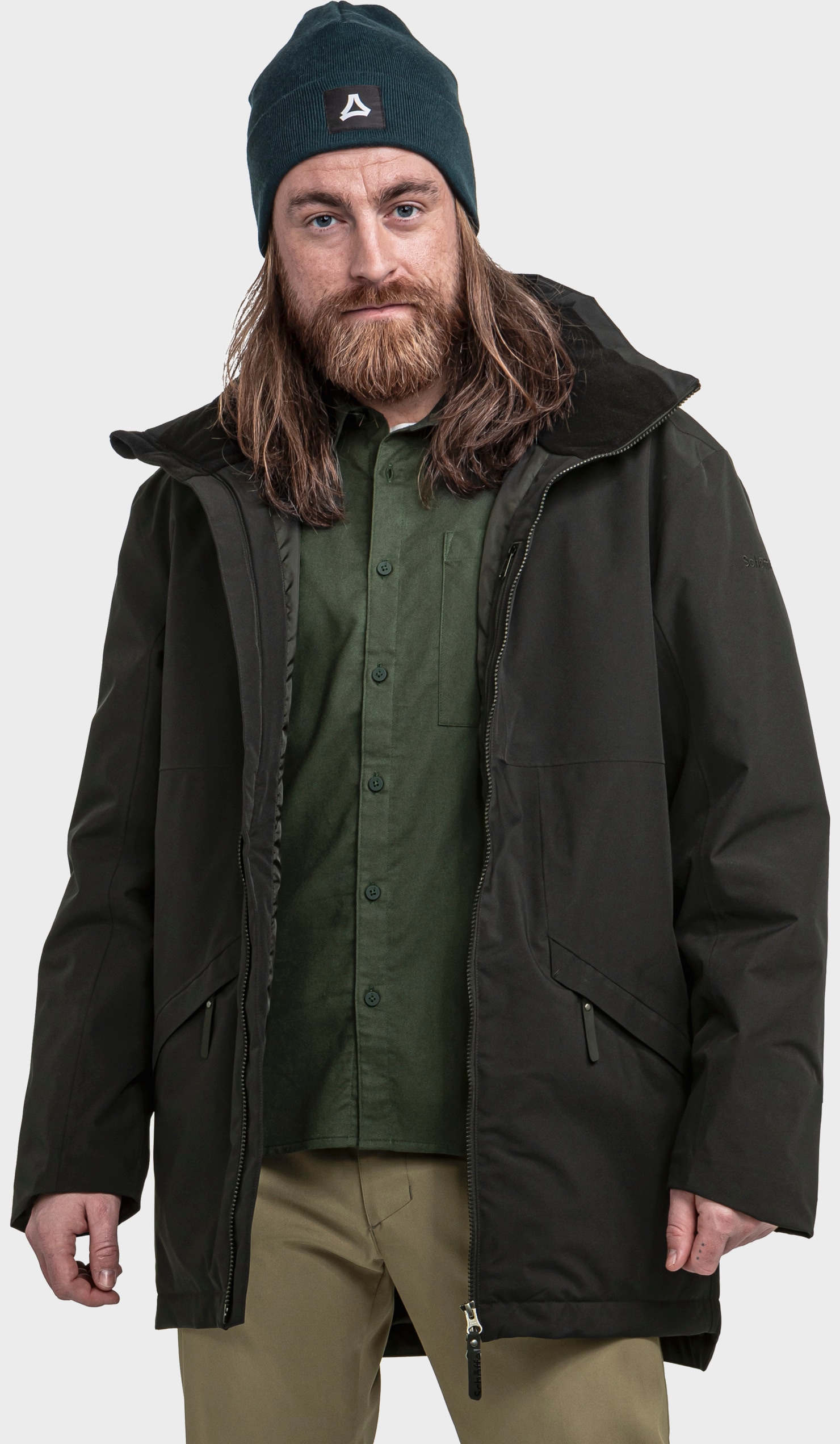 Schöffel Langjacke »Urban Ins Parka Style Malkay MNS« mit Kapuze
