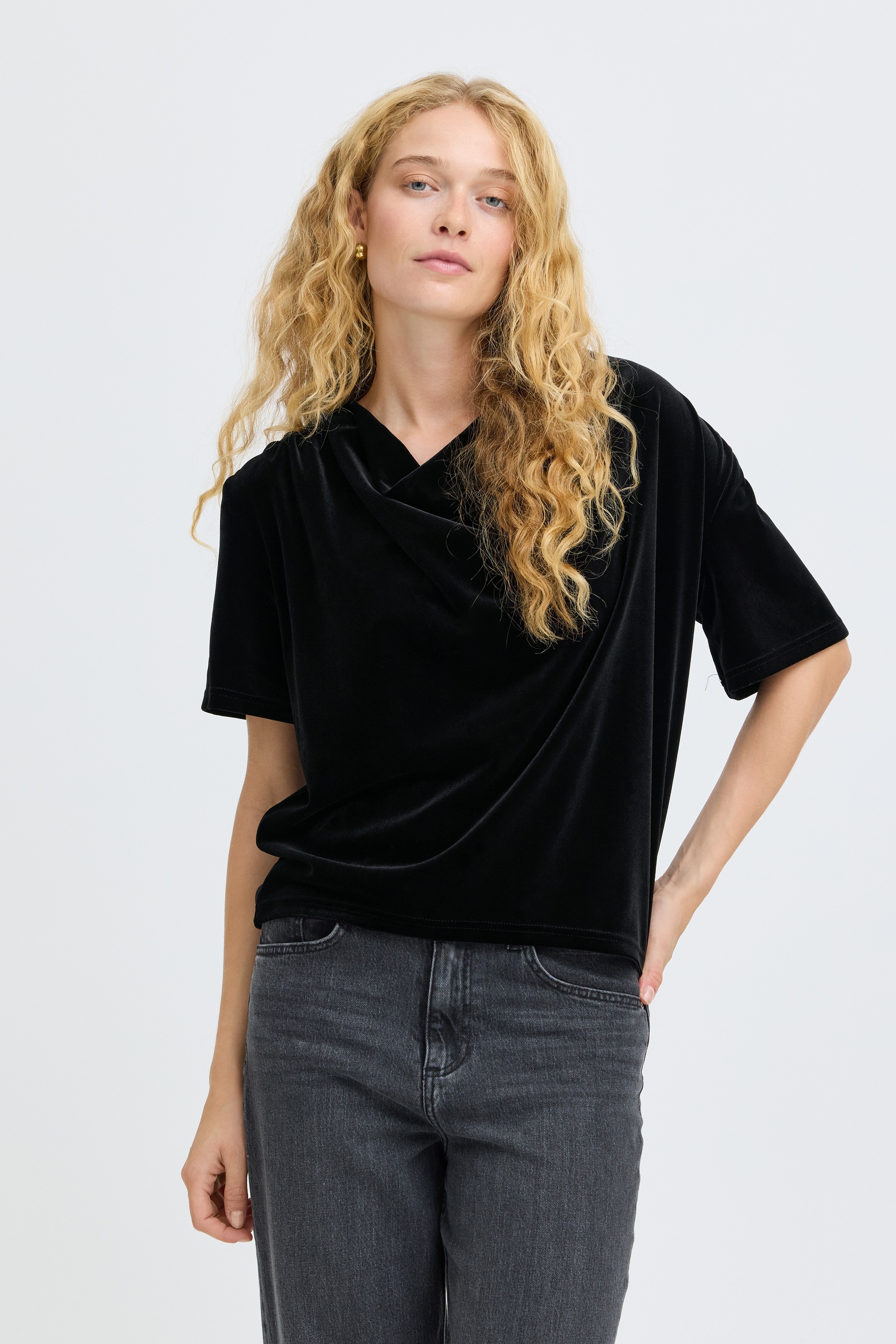 b.young Blusentop »Damen T-Shirt kurzarm BYPERLINA«