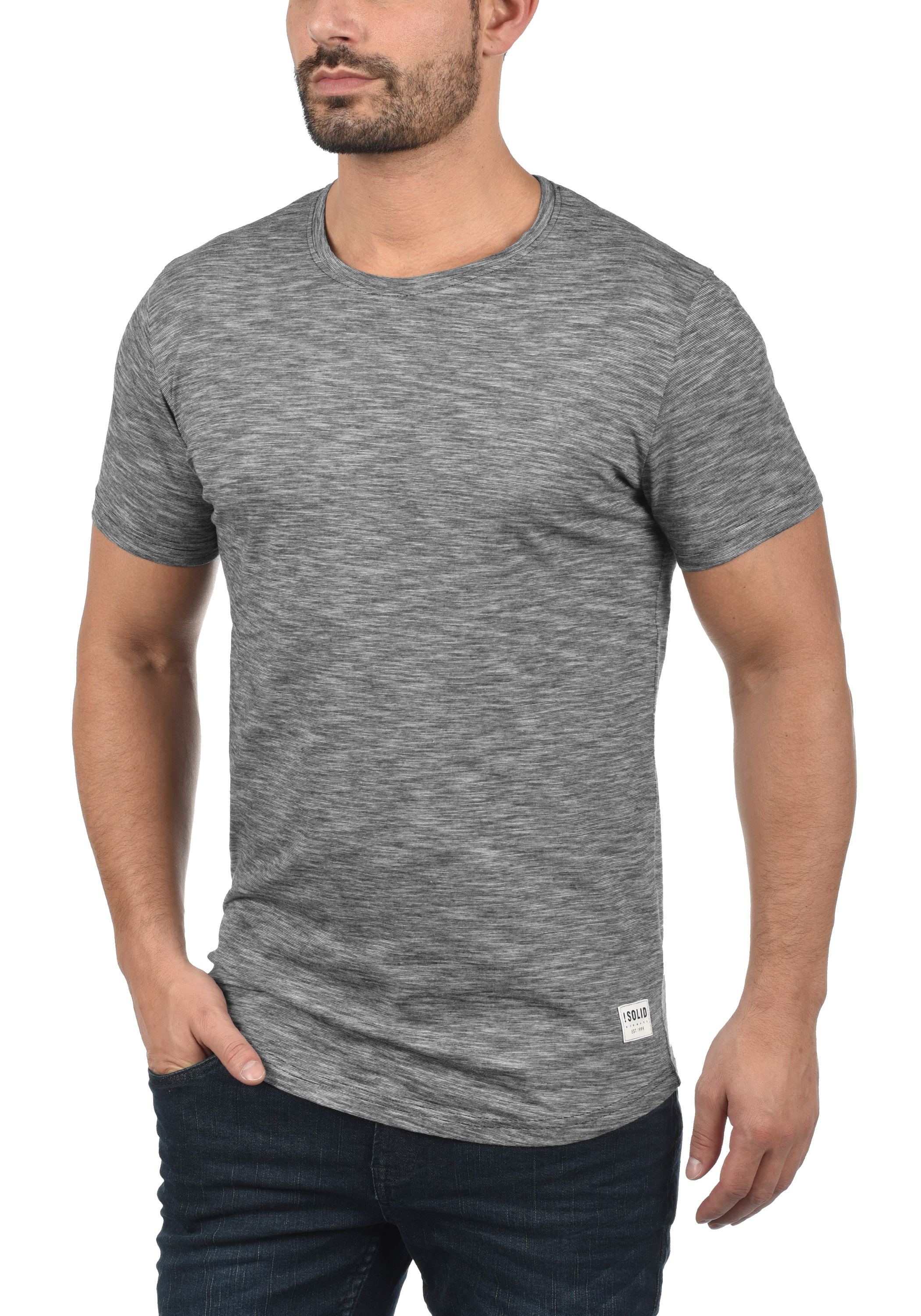!Solid Rundhalsshirt »Rundhalsshirt SDFigos«