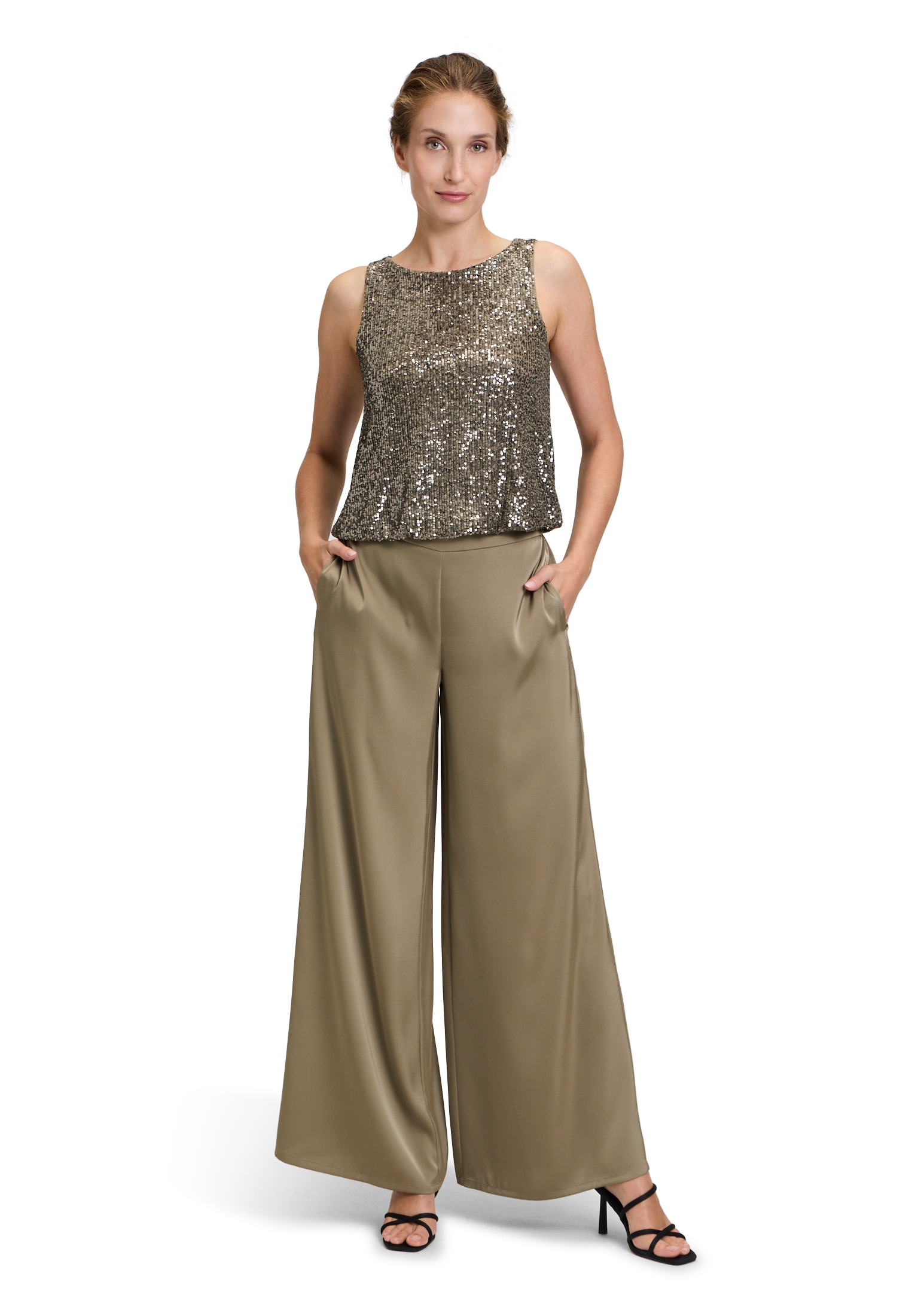 Vera Mont Tanktop »Pailletten-Top im Glitzer-Look«