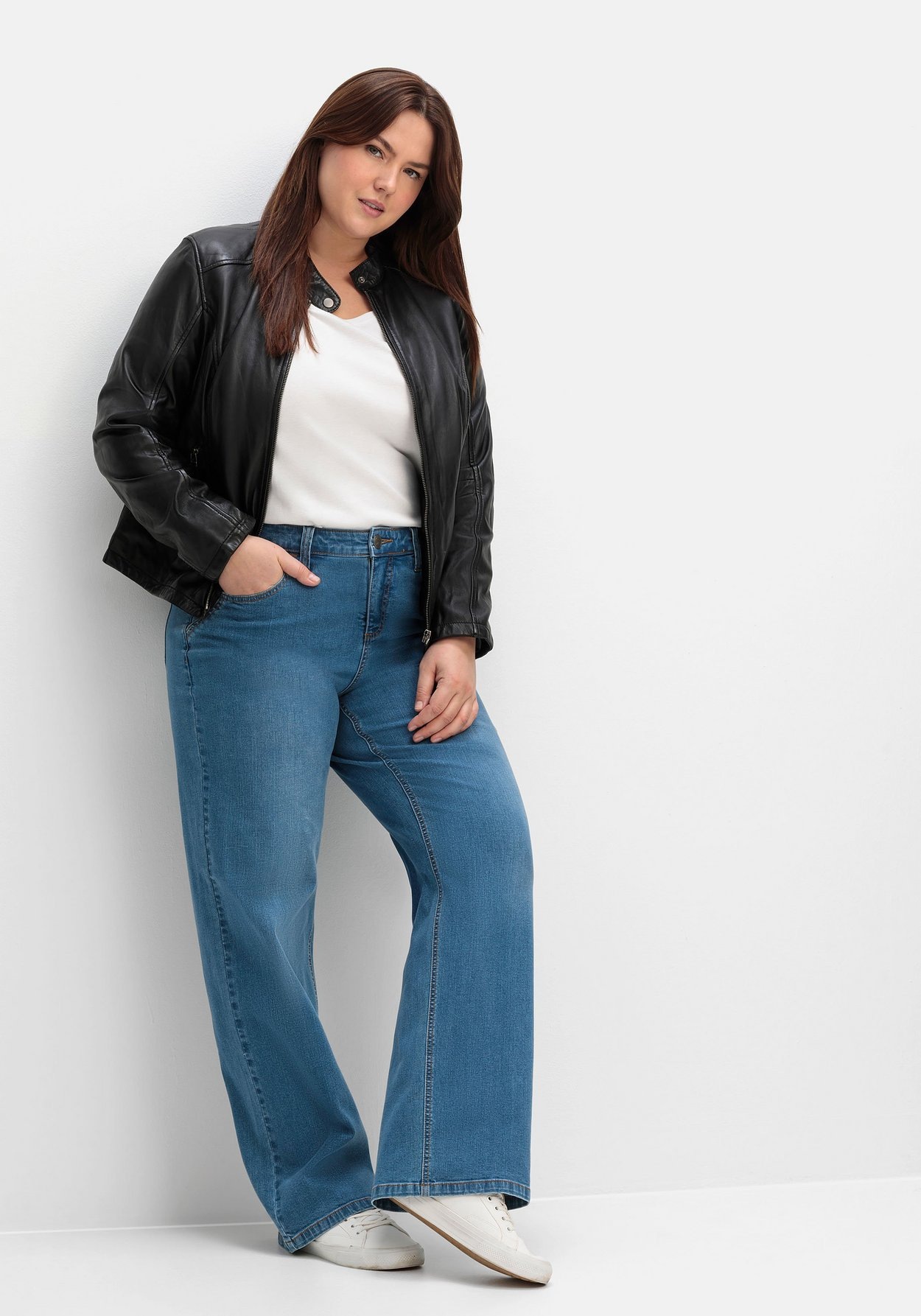 Sheego Weite Jeans »Komfort-Jeans ELLA ELLA für kräftige Oberschenkel und Waden«