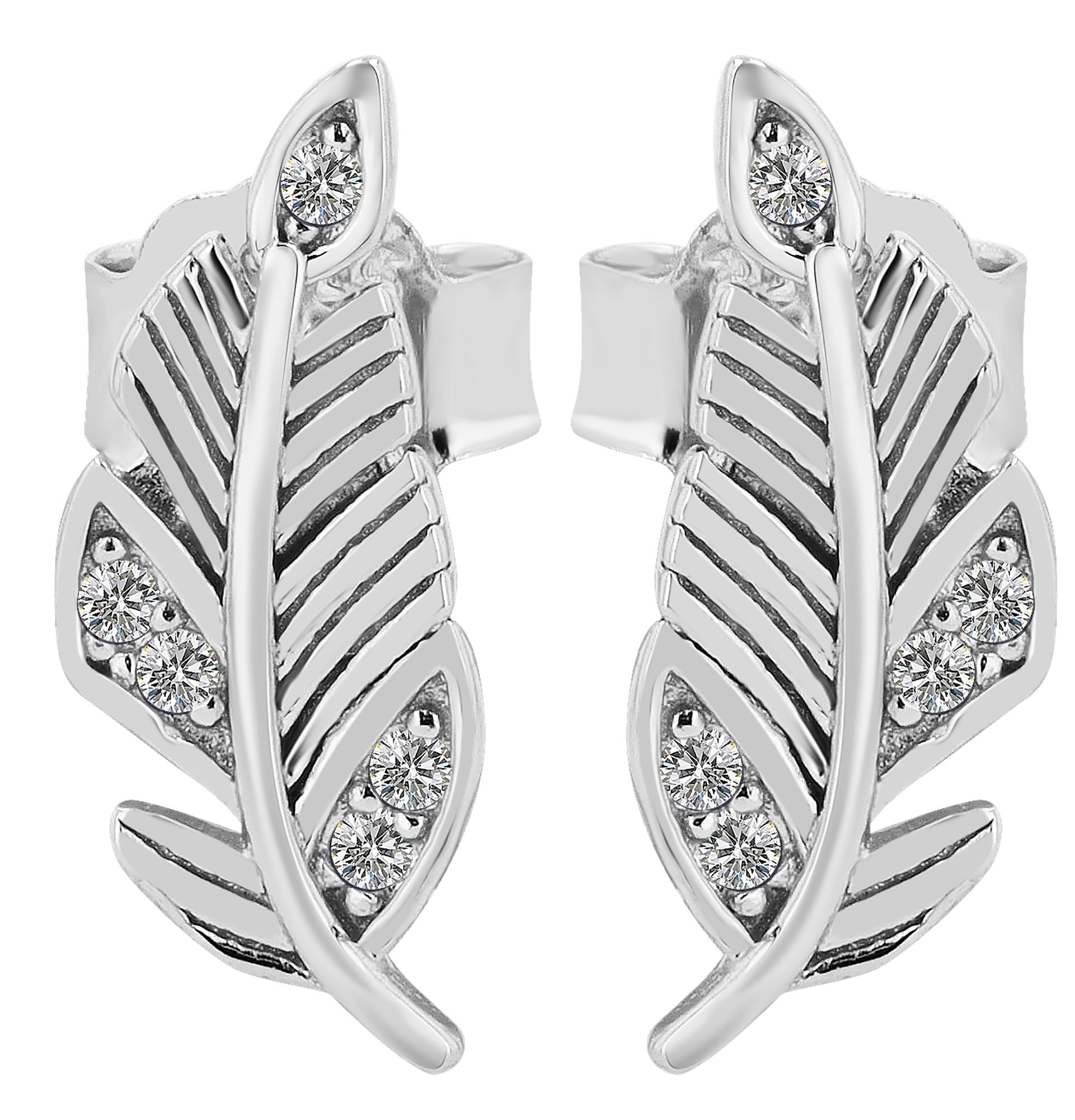 Adelia´s Paar Ohrstecker »Damen Ohrringe ¿ Ohrstecker aus 925 Silber mit Zirkonia«