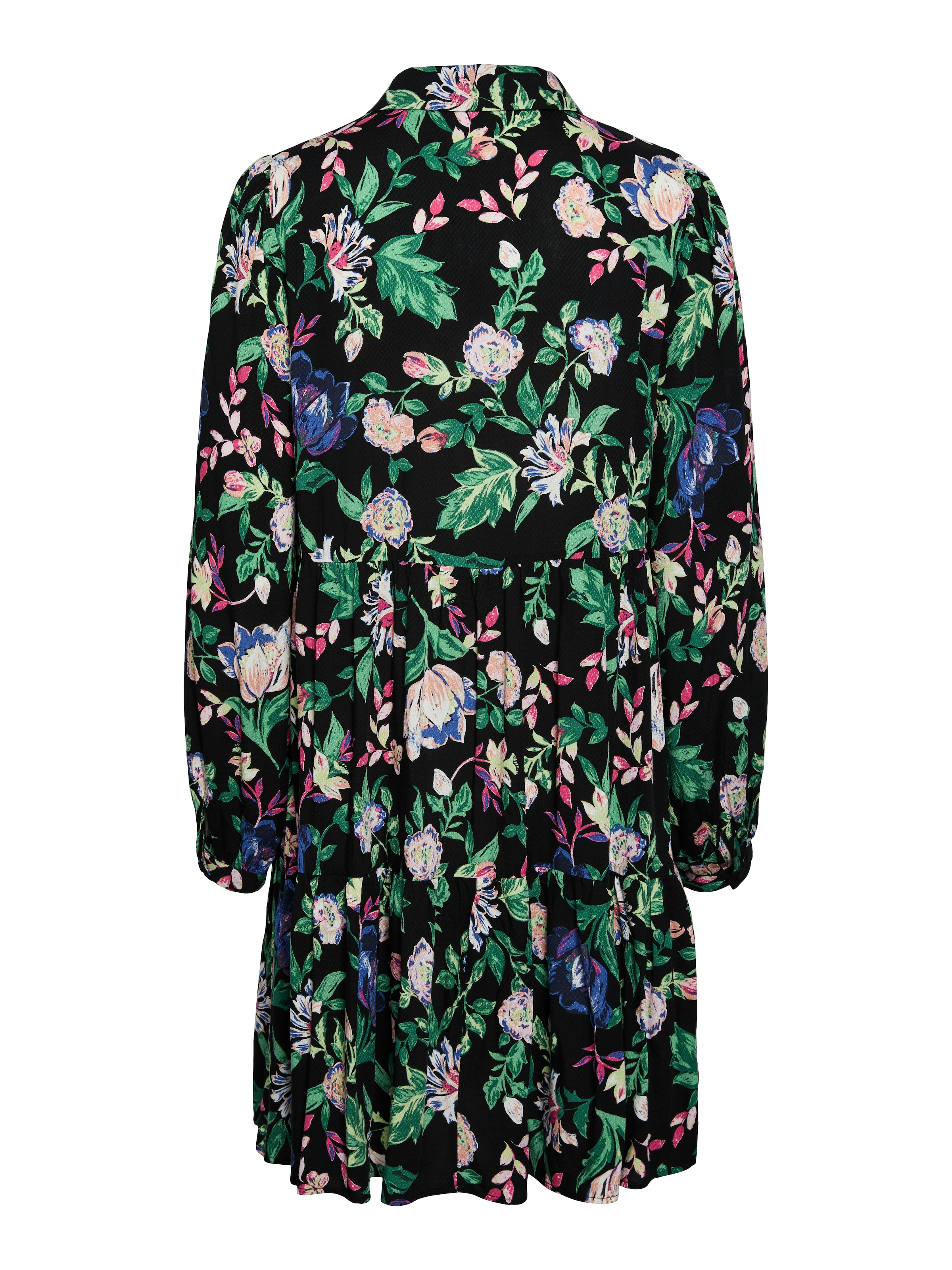 Y.A.S Hemdblusenkleid »YASALIRA LS SHIRT DRESS S. NOOS« Sommerkleid, mit Volant