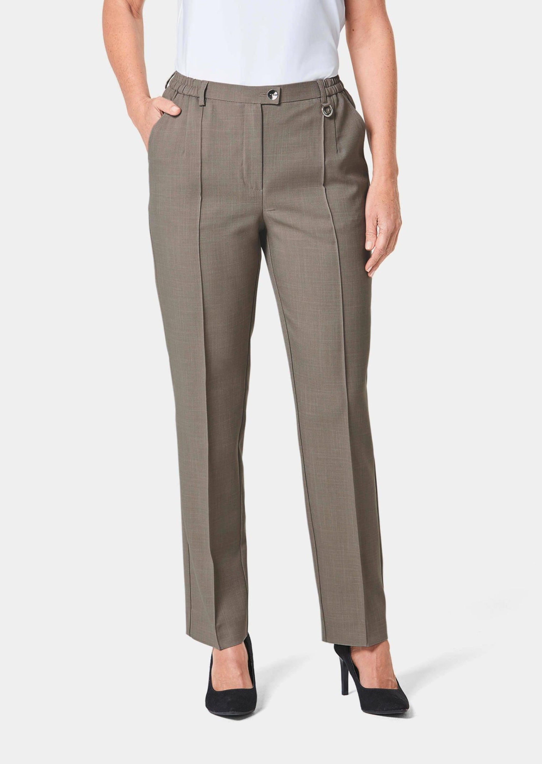 GOLDNER 2-in-1-Hose »Knitterarme Hose Anna mit SilverFresh-Ausrüstung«