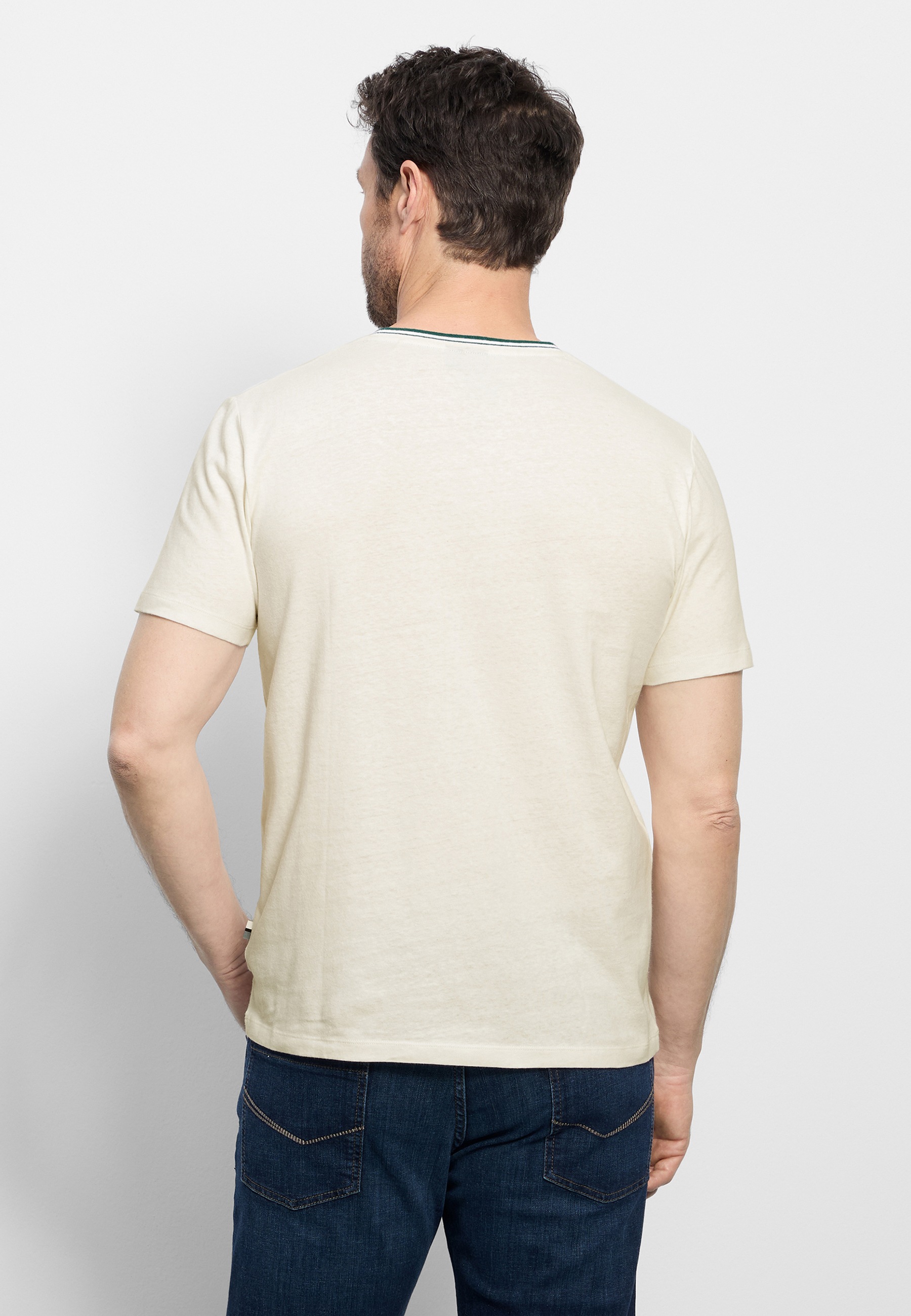 OLYMP T-Shirt regular fit, Rundhals, casual