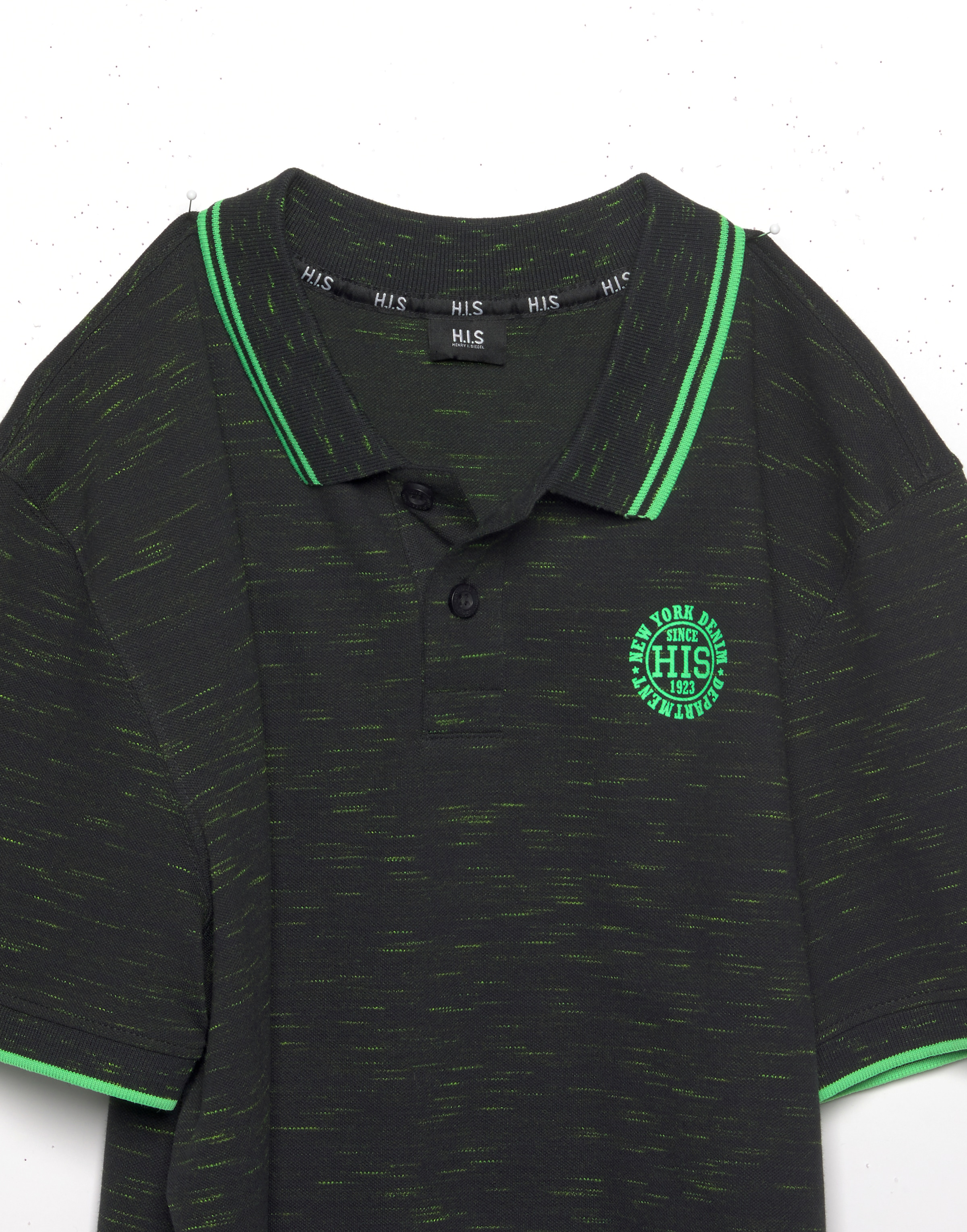 H.I.S Poloshirt, kurzärmelig, schmal geschnitten, mit Polokragen