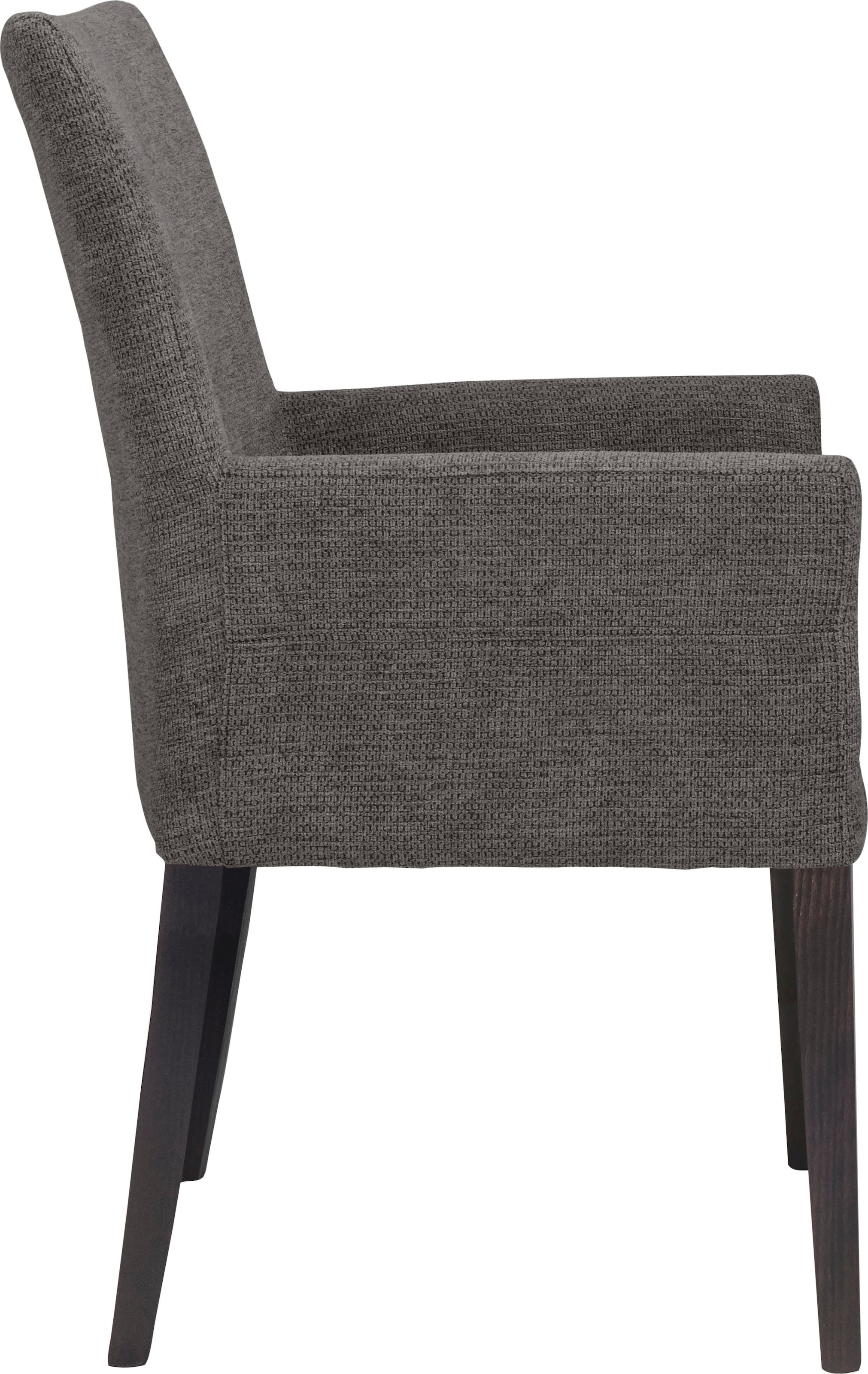 Home affaire Armlehnstuhl »Aspen« () Beine aus massiver Buche, wengefarben lackiert